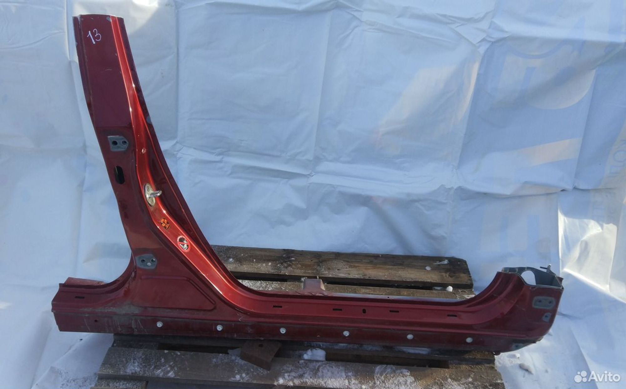 Порог со средней стойкой правый Mazda 6 GH, 10000 рублей, Уфа