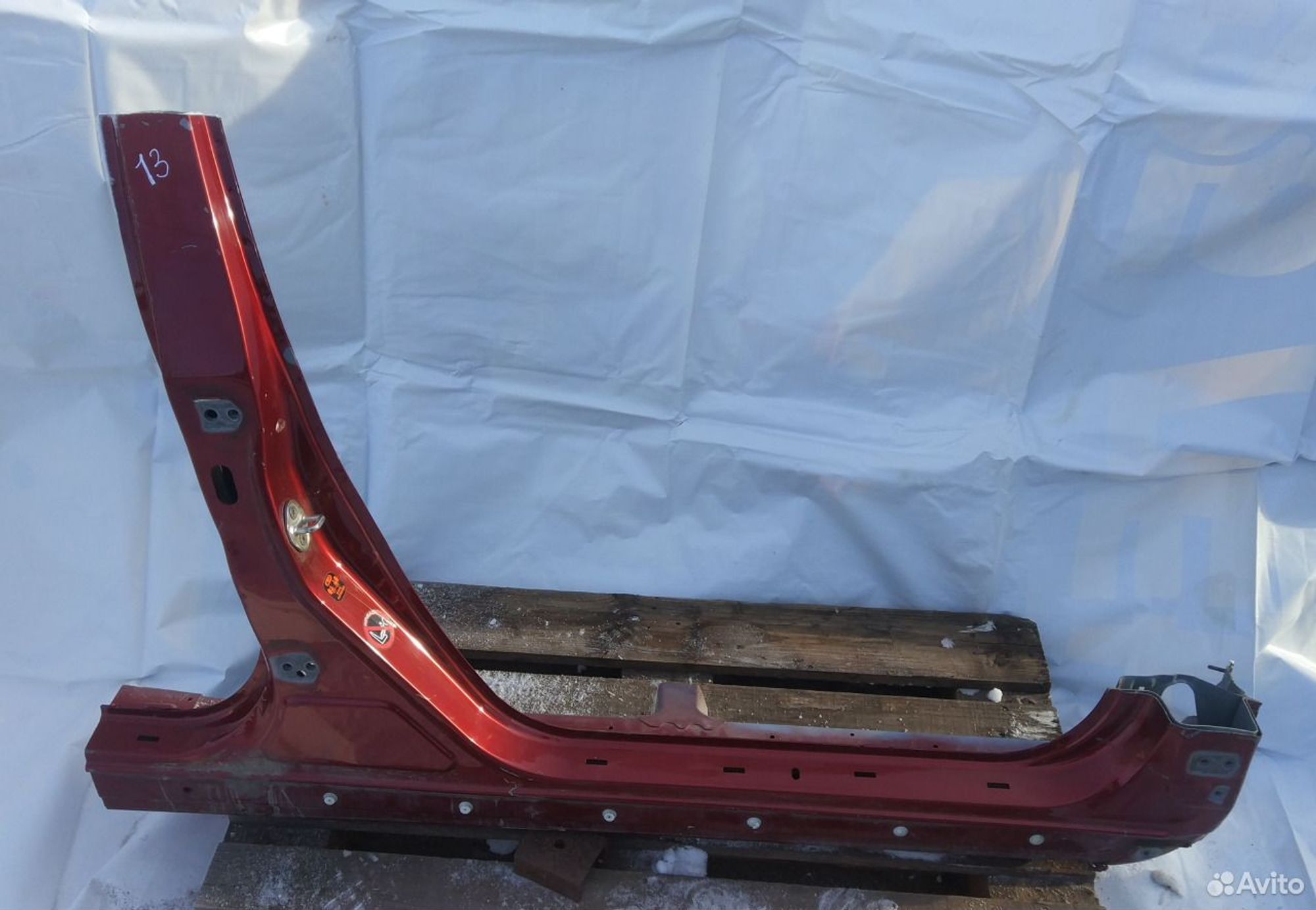 Порог со средней стойкой правый Mazda 6 GH, 10000 рублей, Уфа