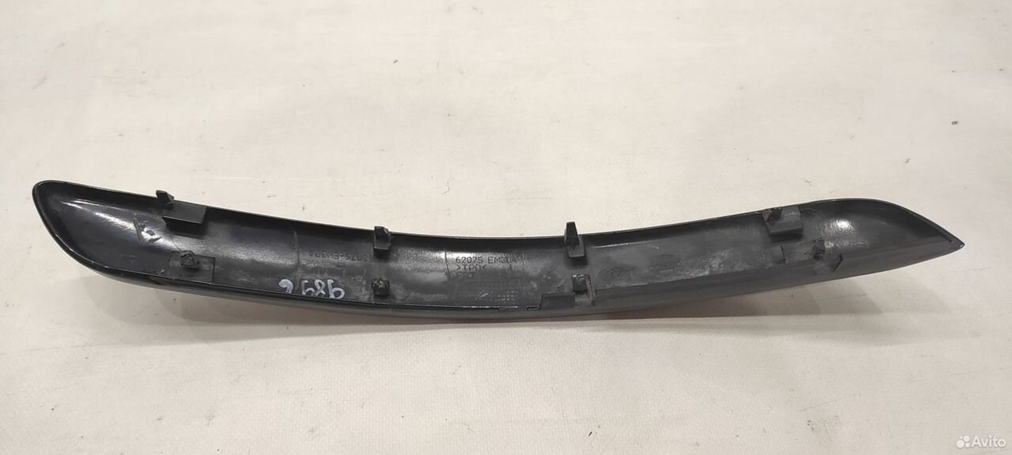 Молдинг переднего бампера левый Nissan Tiida C11, 2150 рублей, Уфа