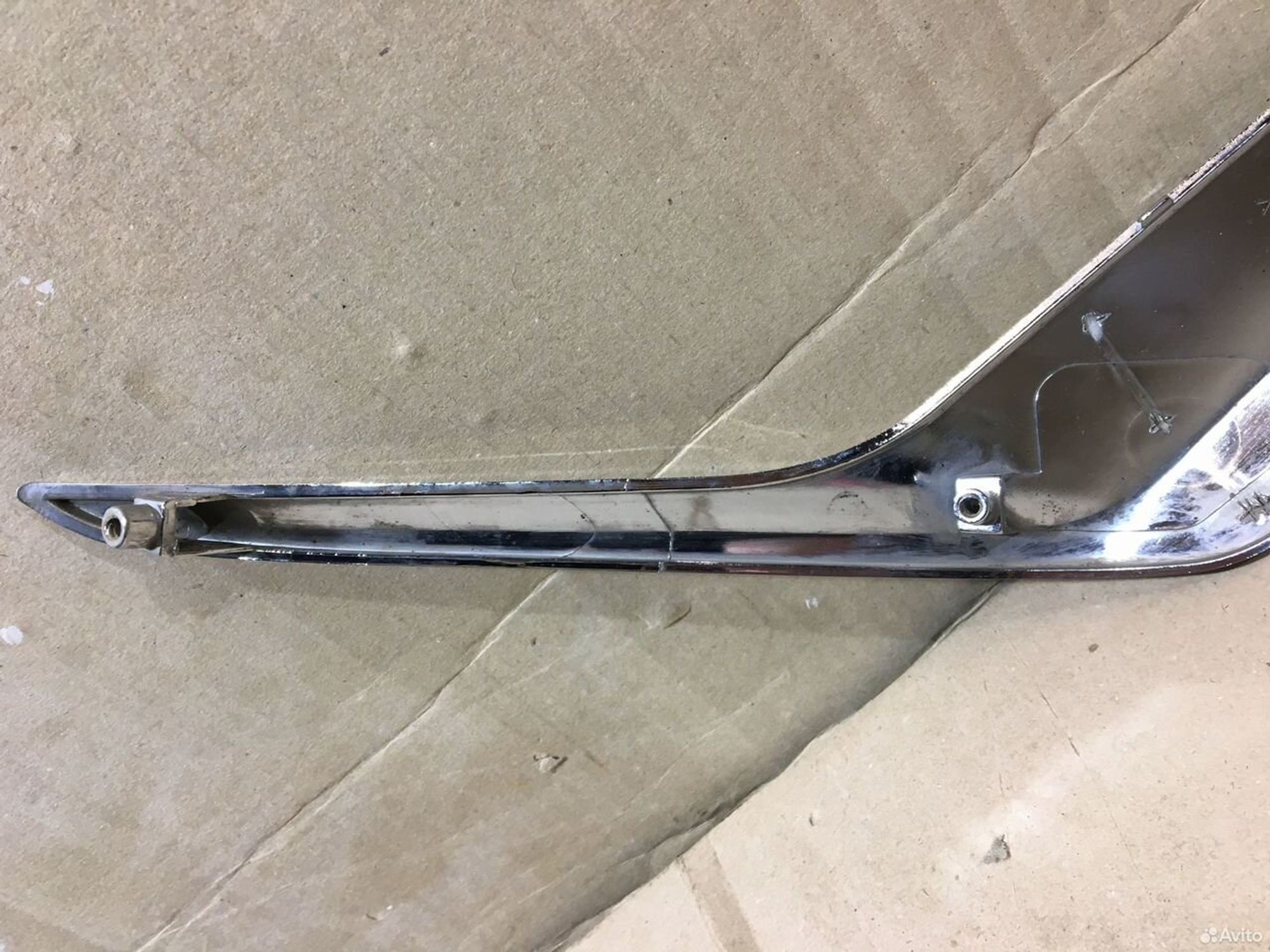 Молдинг юбки бампера передний левый Toyota Land, 2590 рублей, Уфа