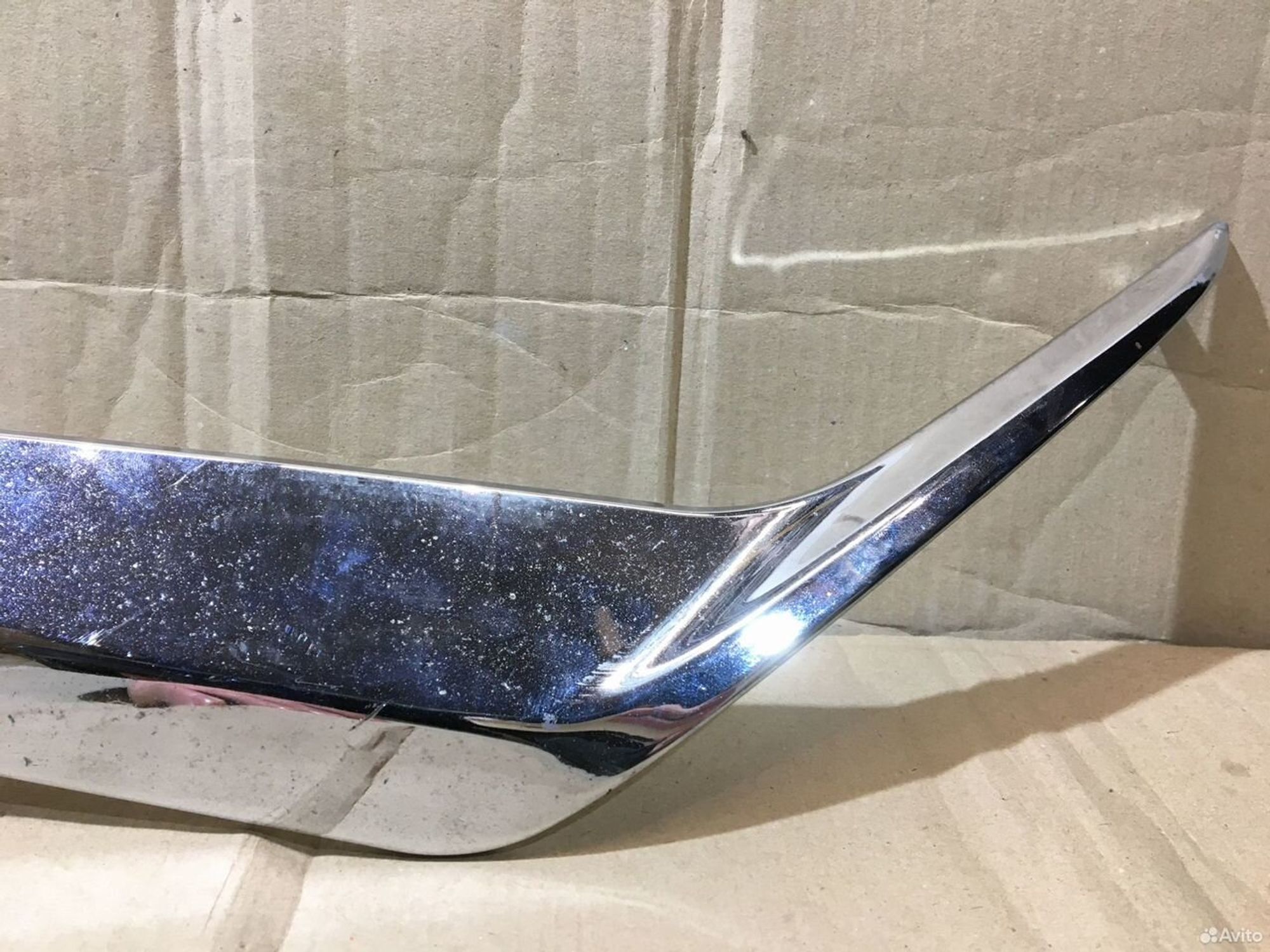 Молдинг юбки бампера передний левый Toyota Land, 2590 рублей, Уфа