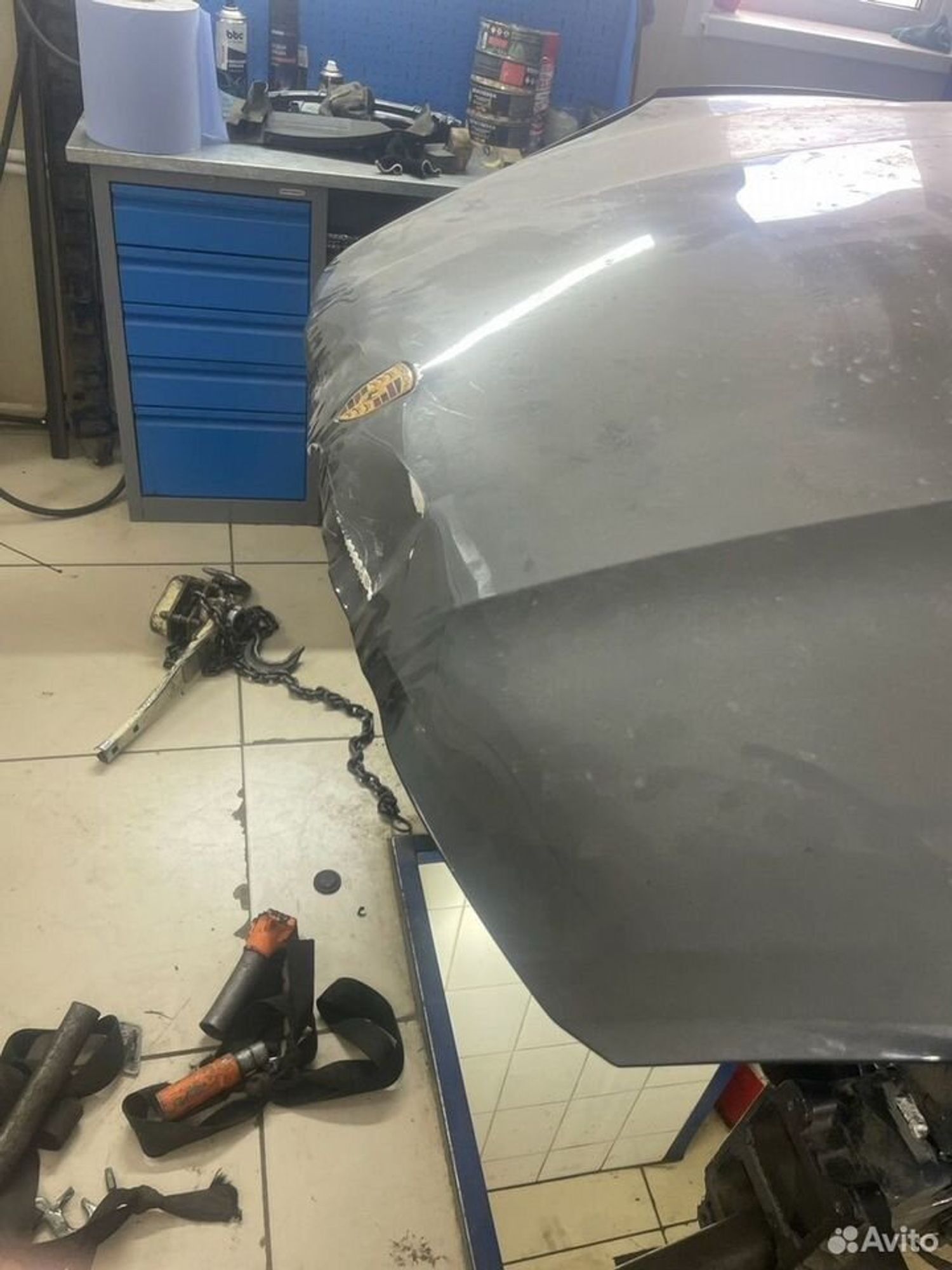 Капот Porsche Cayenne III 9Y оригинал под ремонт, 12000 рублей, Тамбов