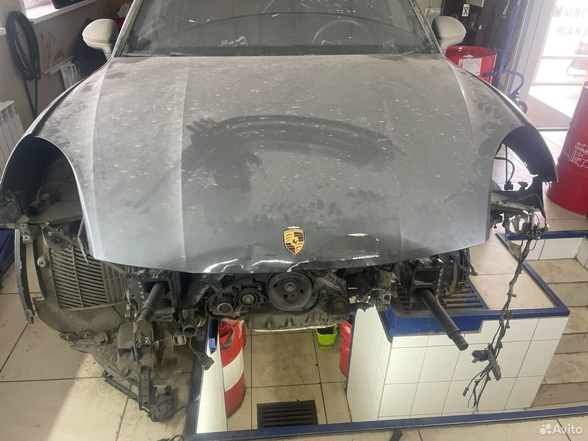 Капот Porsche Cayenne III 9Y оригинал под ремонт, 12000 рублей, Тамбов