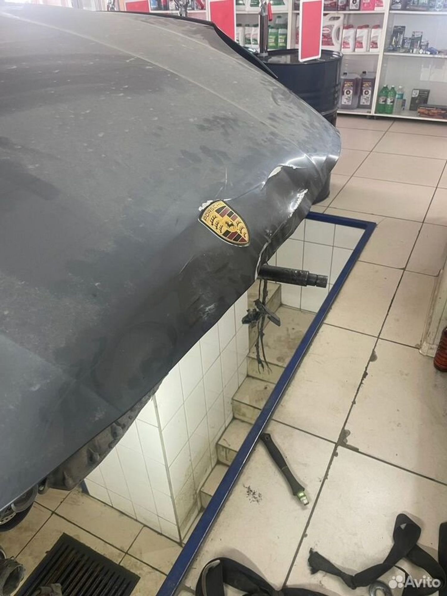 Капот Porsche Cayenne III 9Y оригинал под ремонт, 12000 рублей, Тамбов