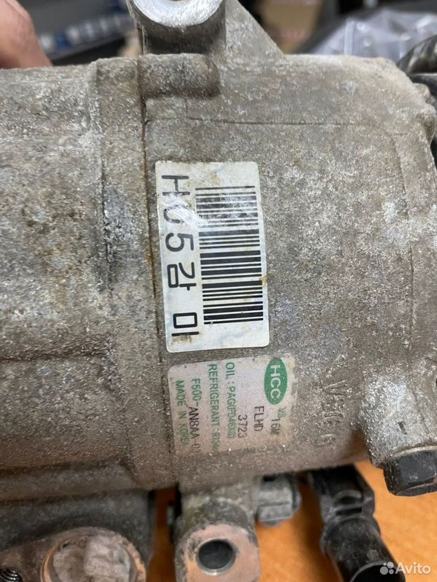 Компрессор кондиционера F500AN8AA03 Kia/Hyundai, 9000 рублей, Тамбов