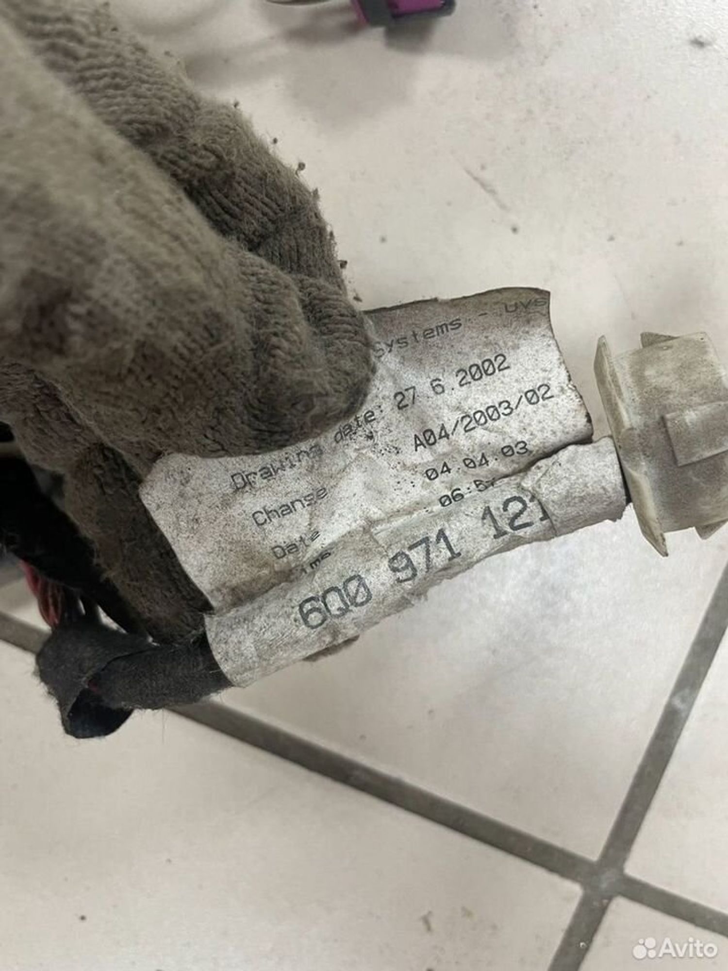 Проводка двери передней правой Skoda Fabia I 6Y, 500 рублей, Тамбов