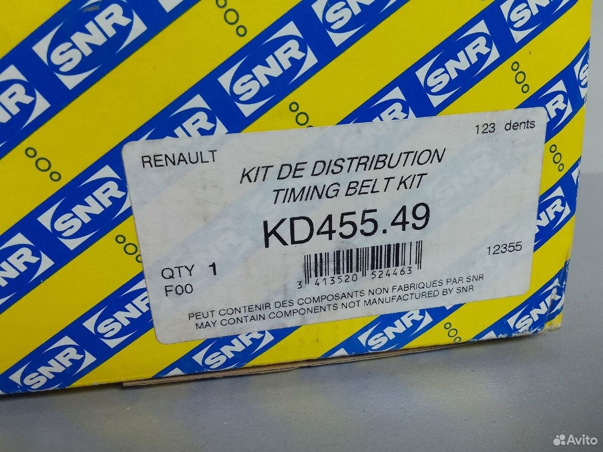 Комплект ремня грм SNR KD45549, 1900 рублей, Тамбов