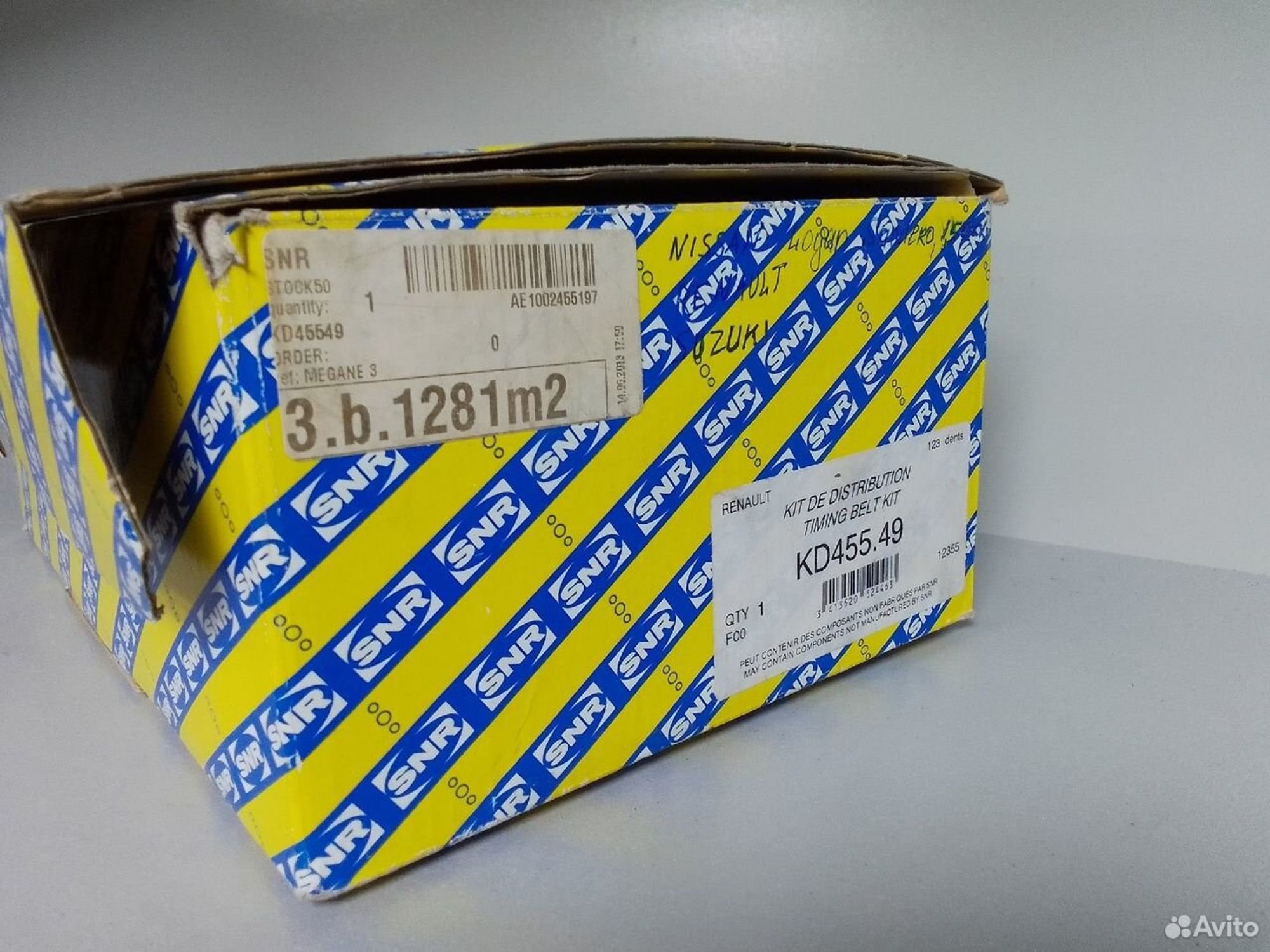 Комплект ремня грм SNR KD45549, 1900 рублей, Тамбов