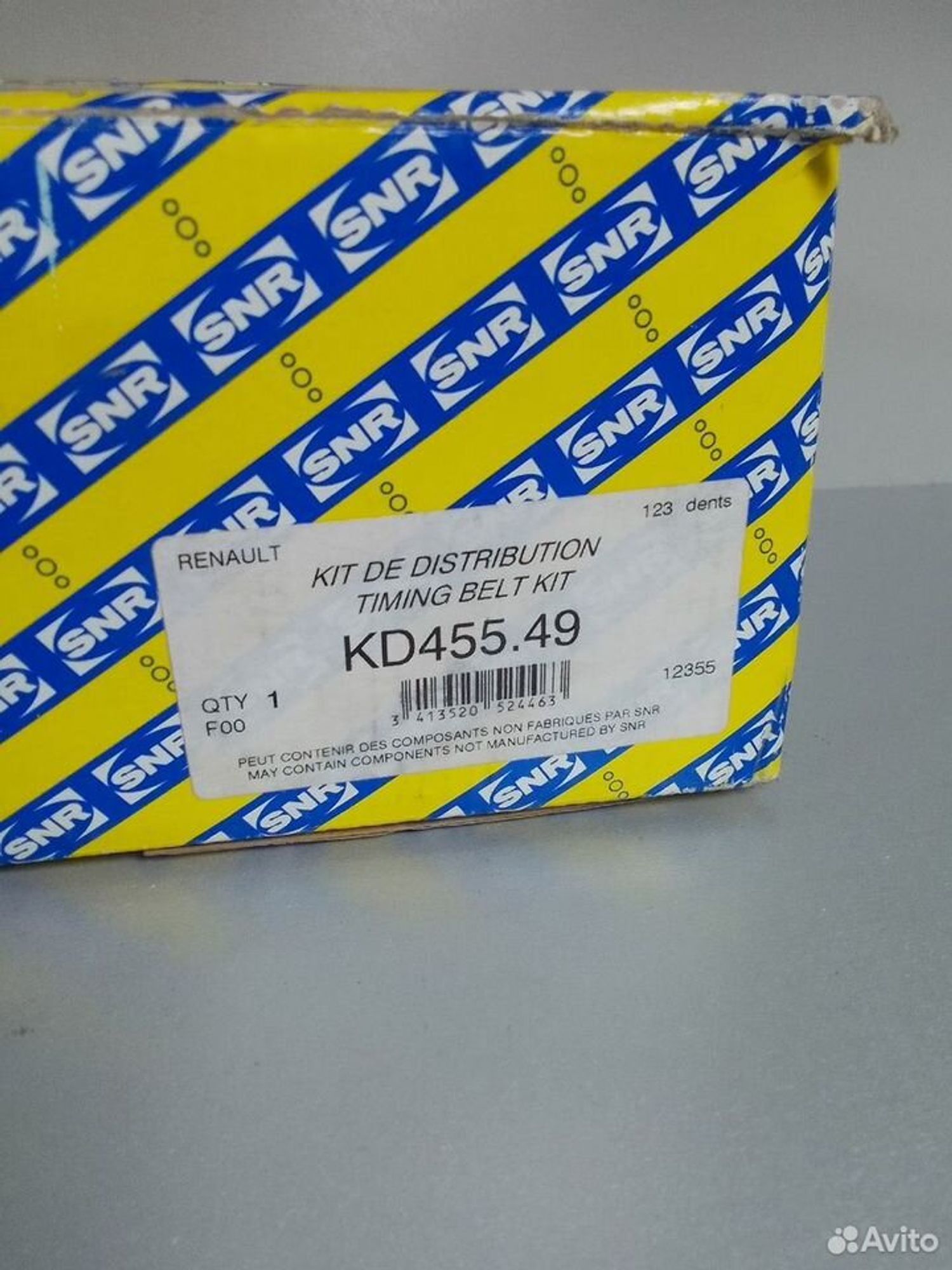 Комплект ремня грм SNR KD45549, 1900 рублей, Тамбов