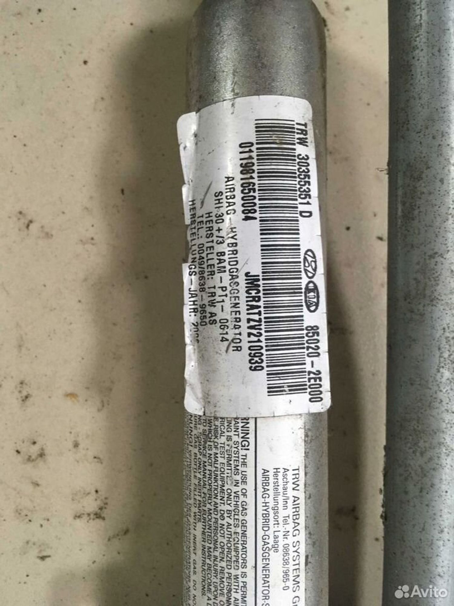 Подушка безопасности шторка Hyundai Tucson I JM, 2500 рублей, Тамбов