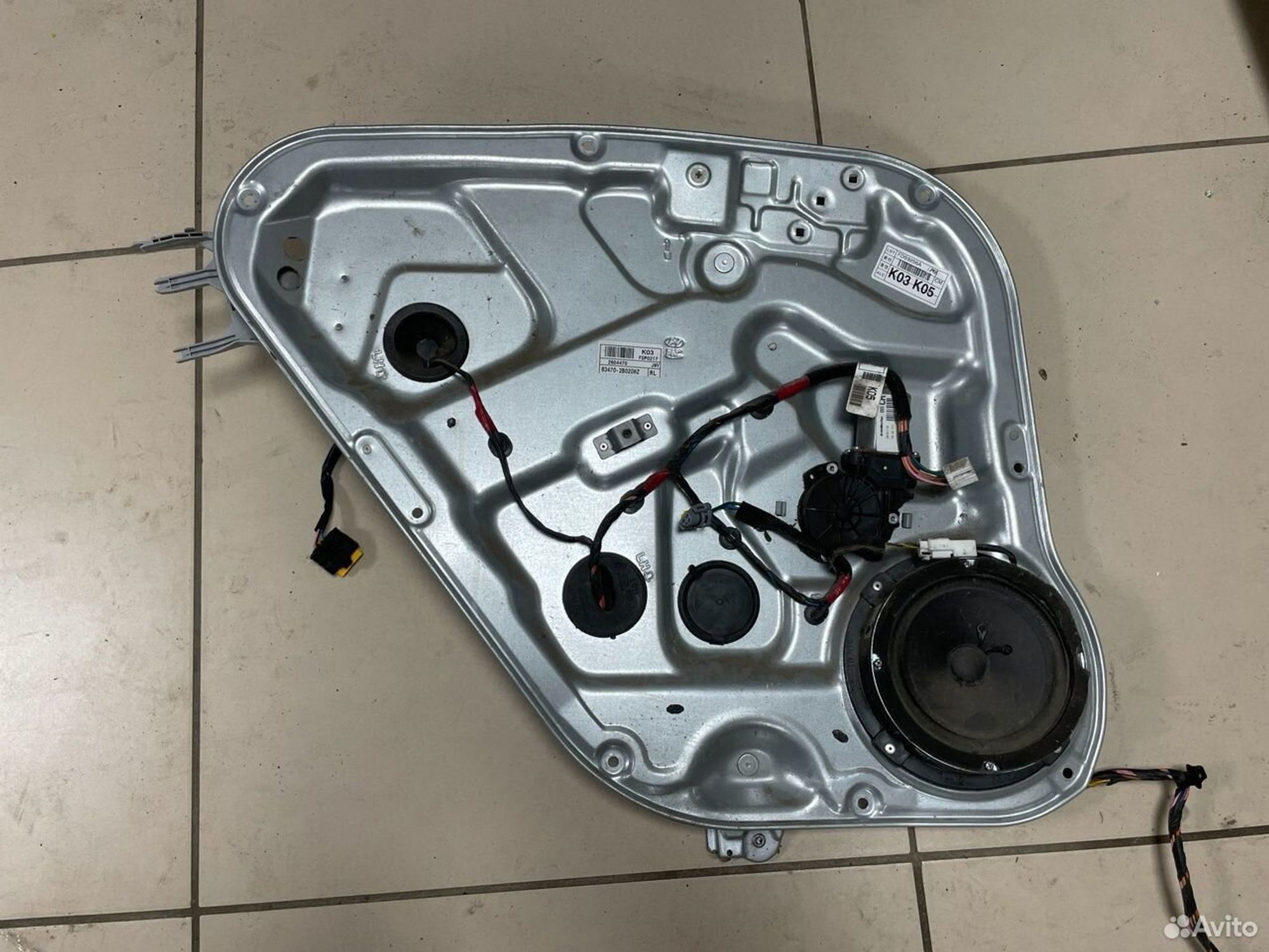 Стеклоподъёмник зад.лев. Hyundai Santa Fe II CM, 1500 рублей, Тамбов