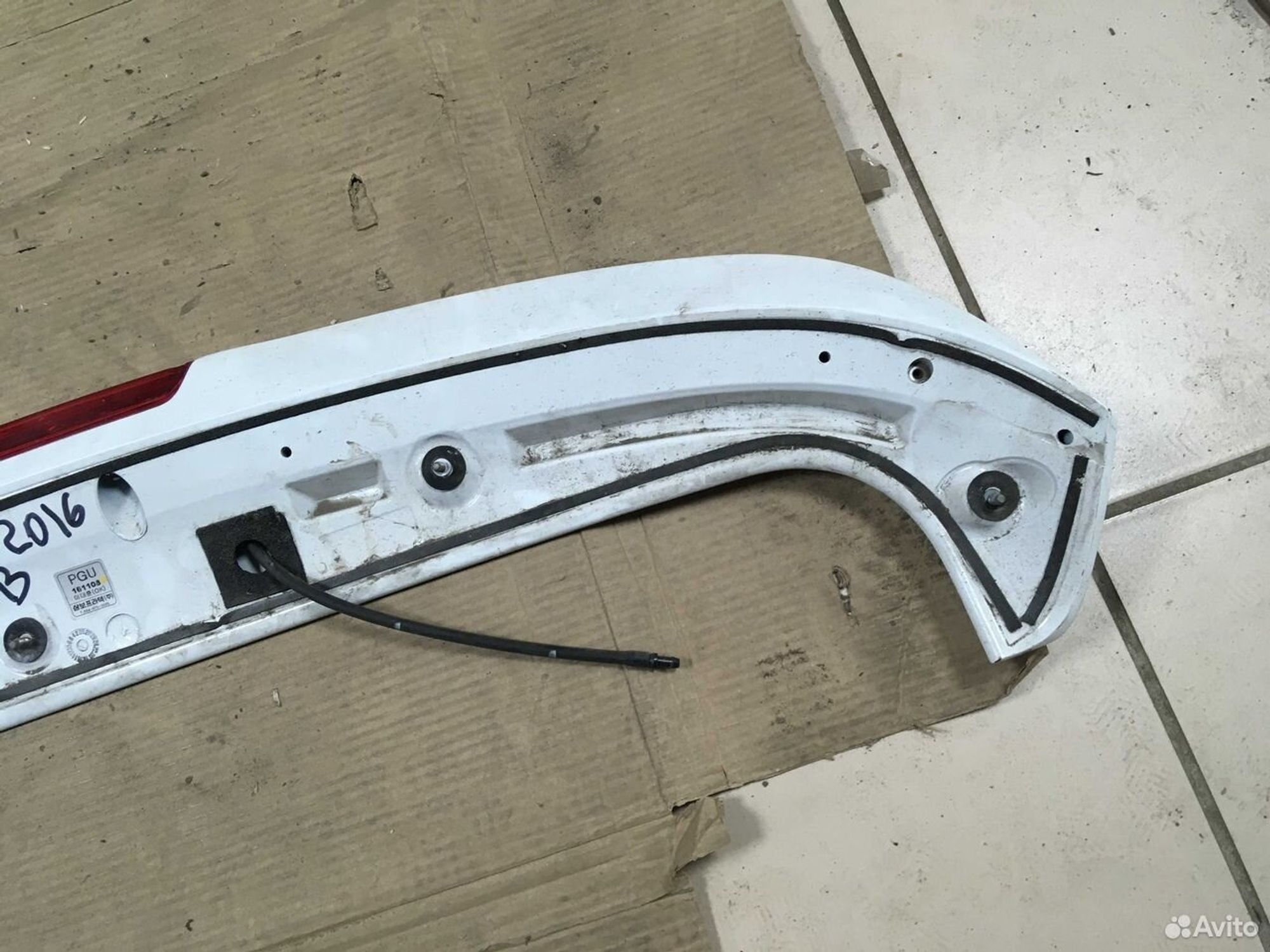 Спойлер багажника Kia Rio III Киа Рио 2016 хэтчбек, 2500 рублей, Тамбов