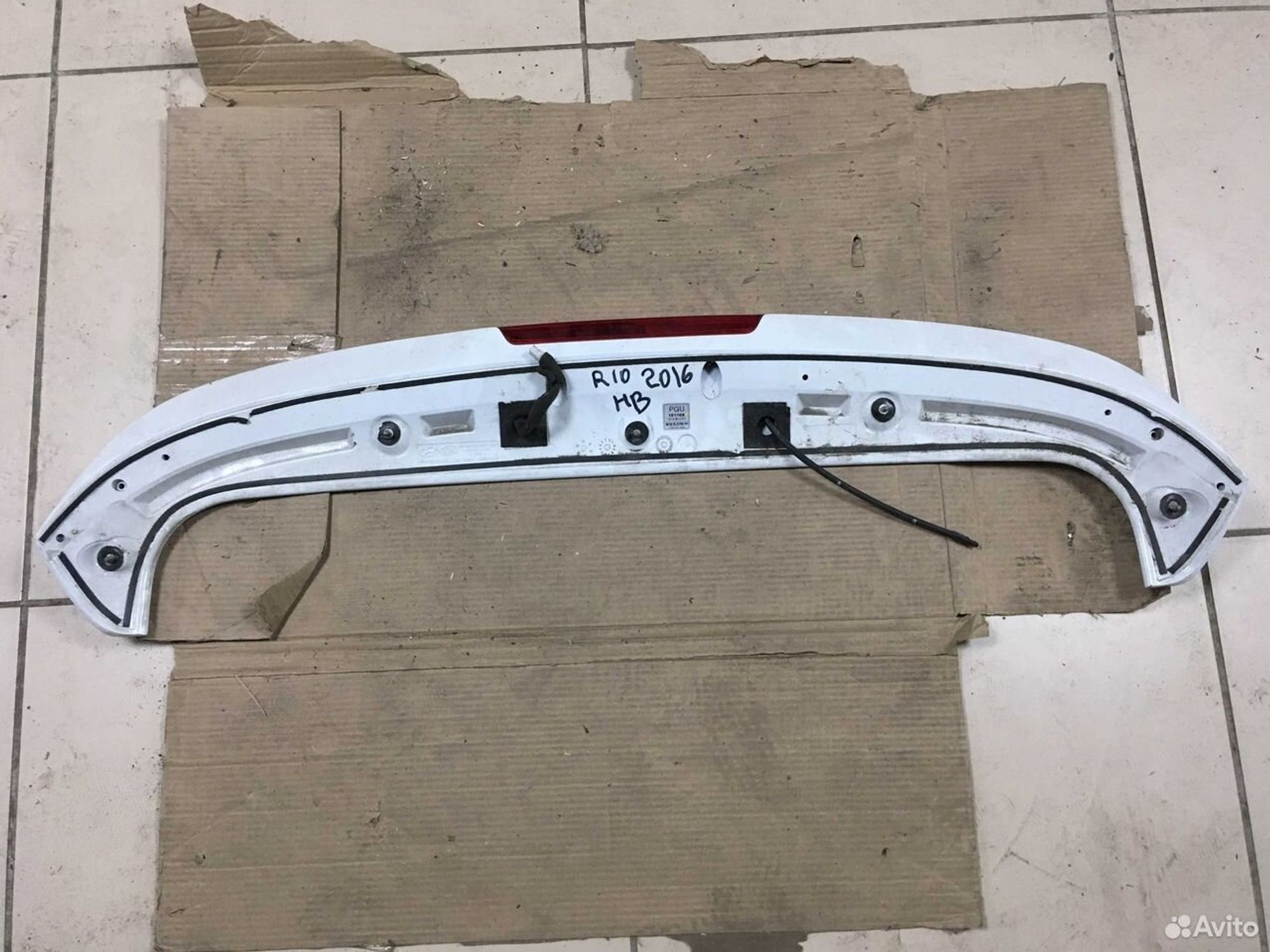 Спойлер багажника Kia Rio III Киа Рио 2016 хэтчбек, 2500 рублей, Тамбов