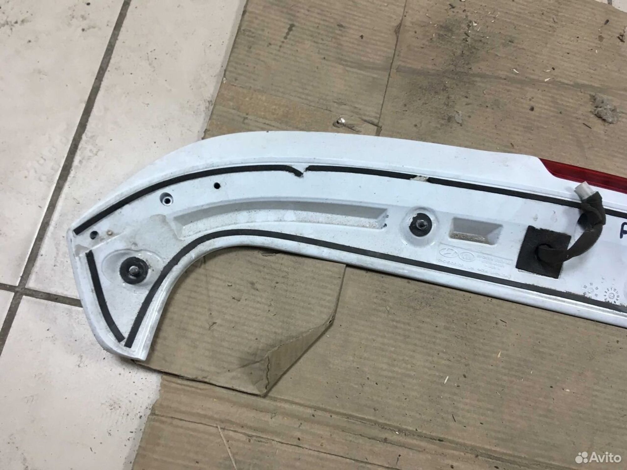 Спойлер багажника Kia Rio III Киа Рио 2016 хэтчбек, 2500 рублей, Тамбов