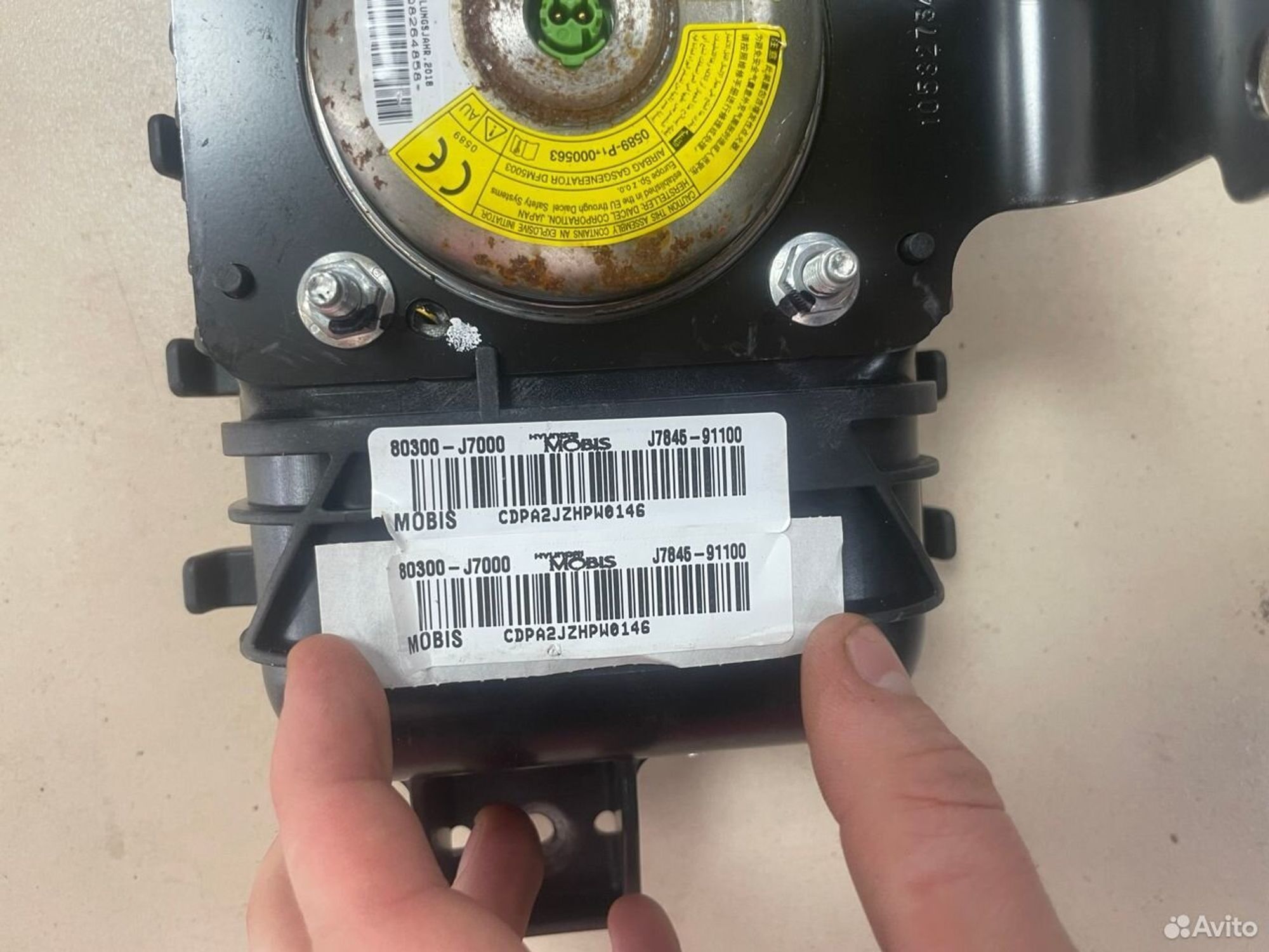 Подушка SRS пассажира Kia Ceed 3 CD, 8000 рублей, Тамбов