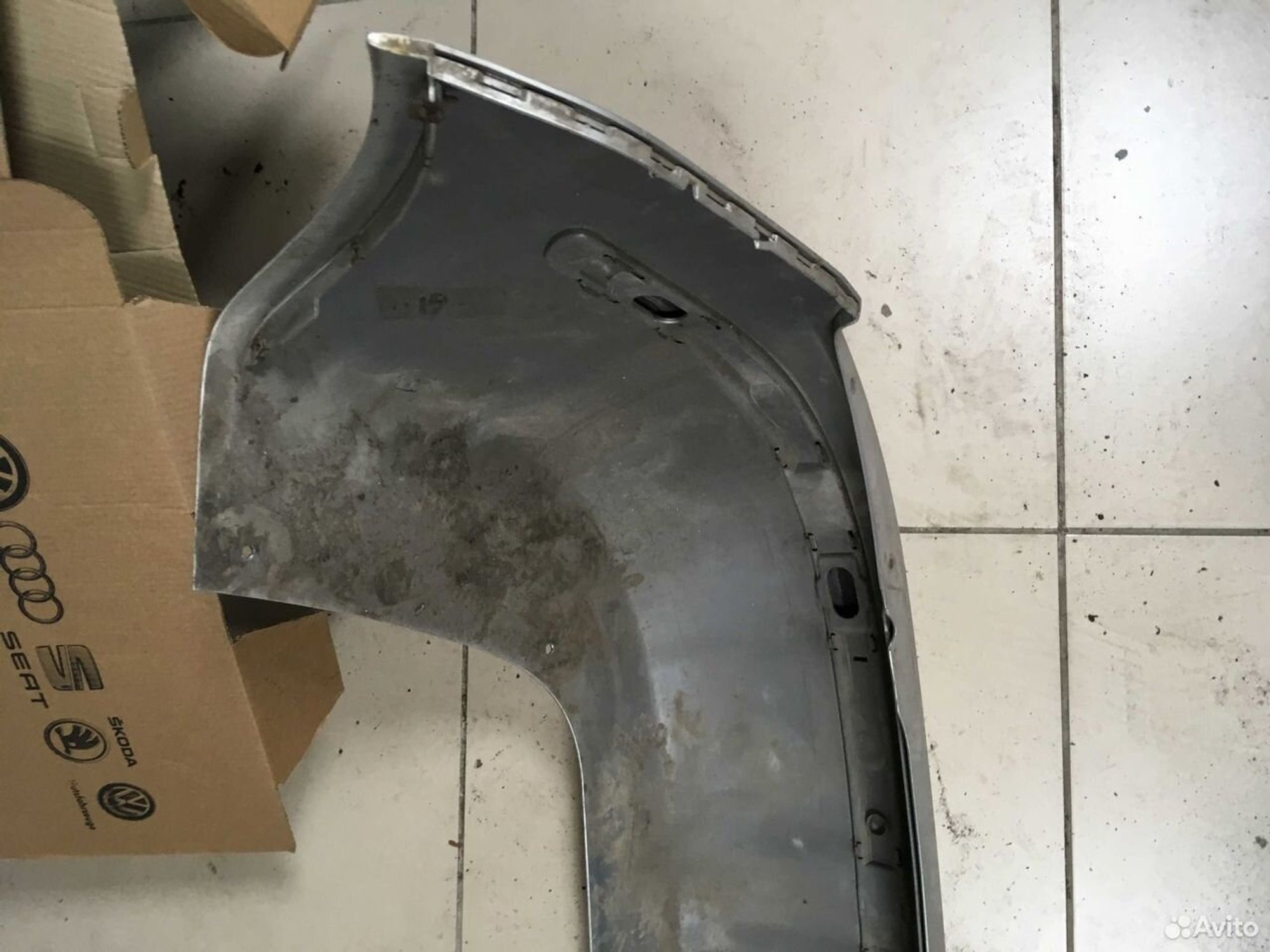 Бампер задний Skoda Fabia I 6Y Фабия 1 универсал, 3000 рублей, Тамбов