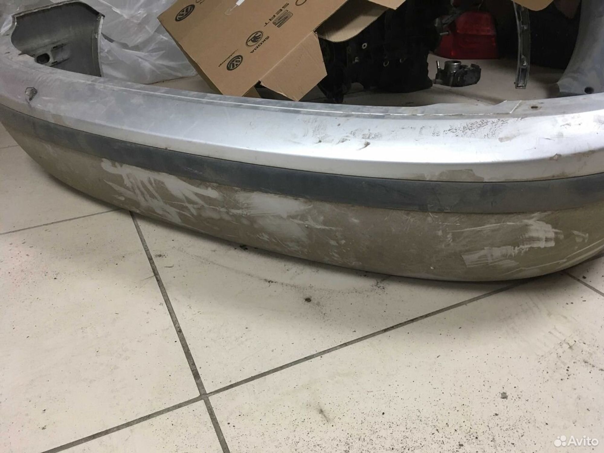 Бампер задний Skoda Fabia I 6Y Фабия 1 универсал, 3000 рублей, Тамбов