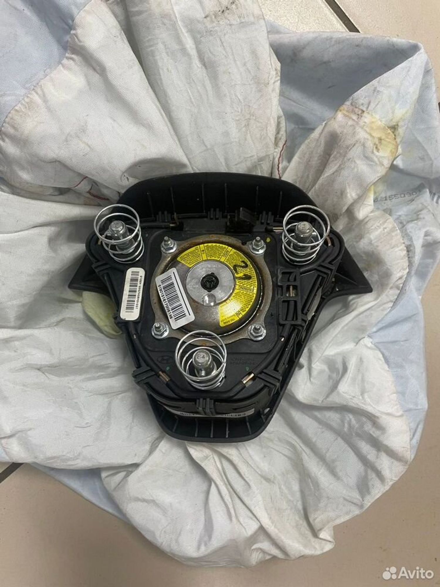 Подушка в руль Kia Ceed II JD стреляная, 1000 рублей, Тамбов