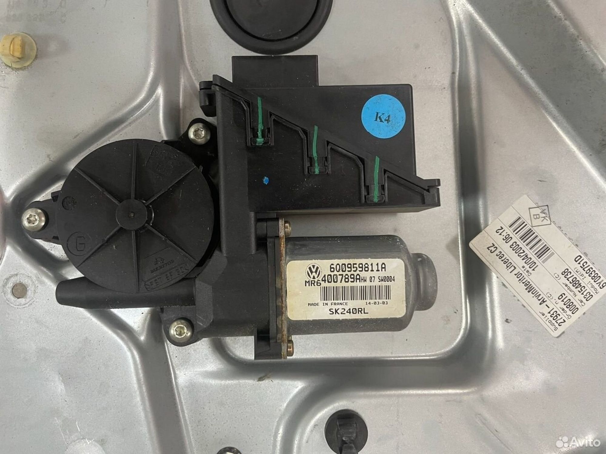 Стеклоподъемник зад.лев Skoda Fabia I 6Y универсал, 4700 рублей, Тамбов