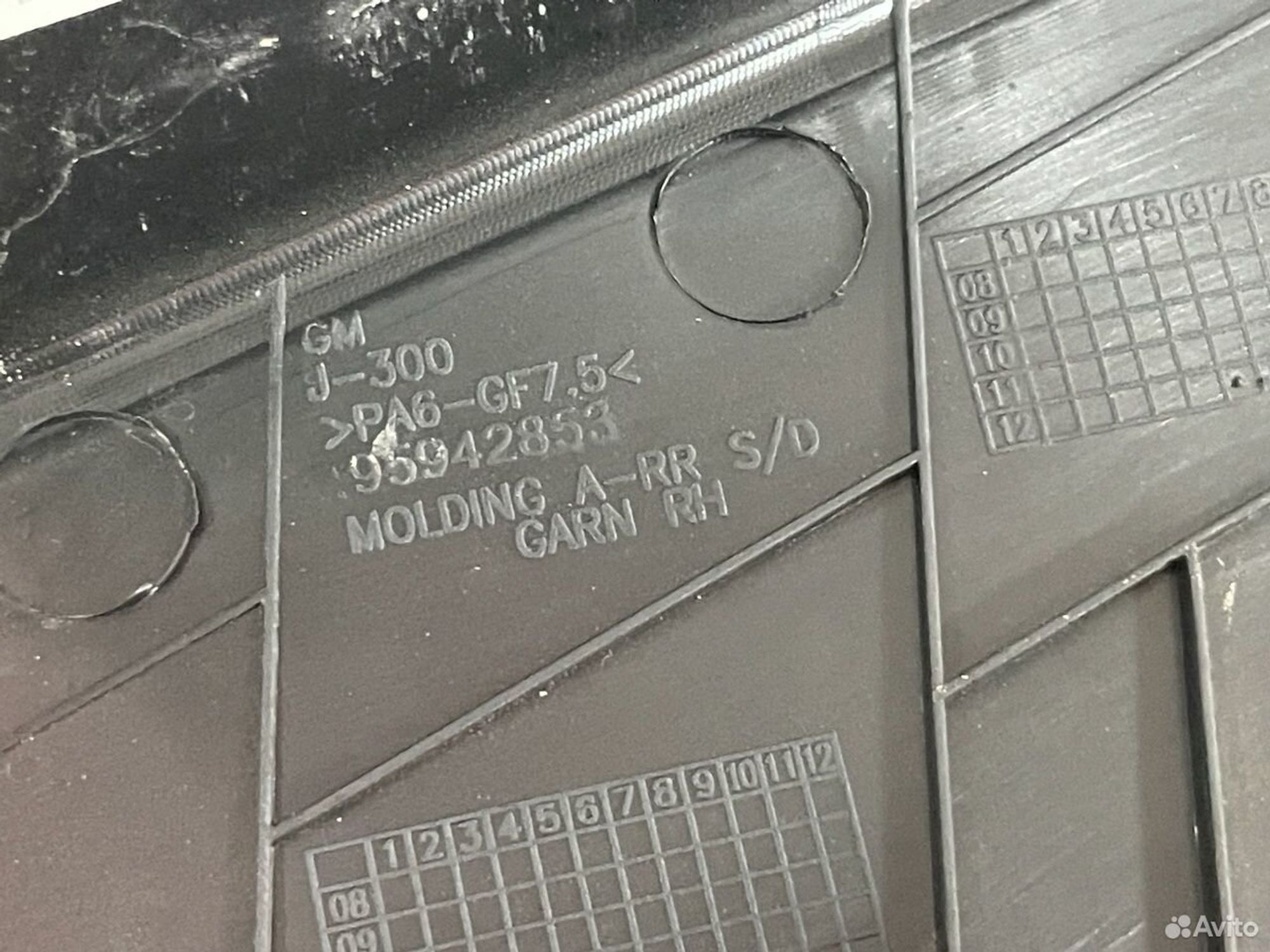 Накладка двери зад.прав. Chevrolet Cruze J300, 500 рублей, Тамбов