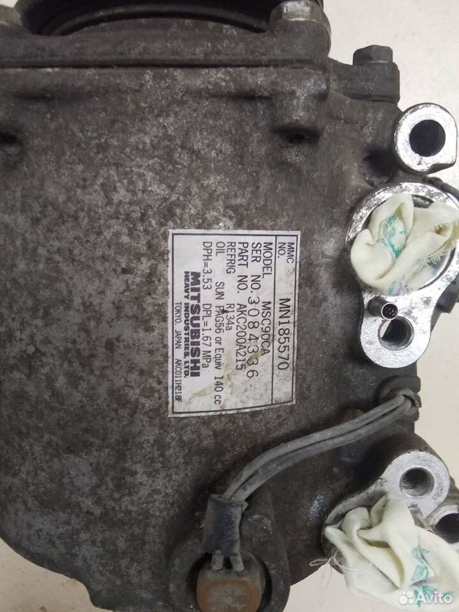 Компрессор кондиционера Mitsubishi Lancer IX, 4000 рублей, Тамбов