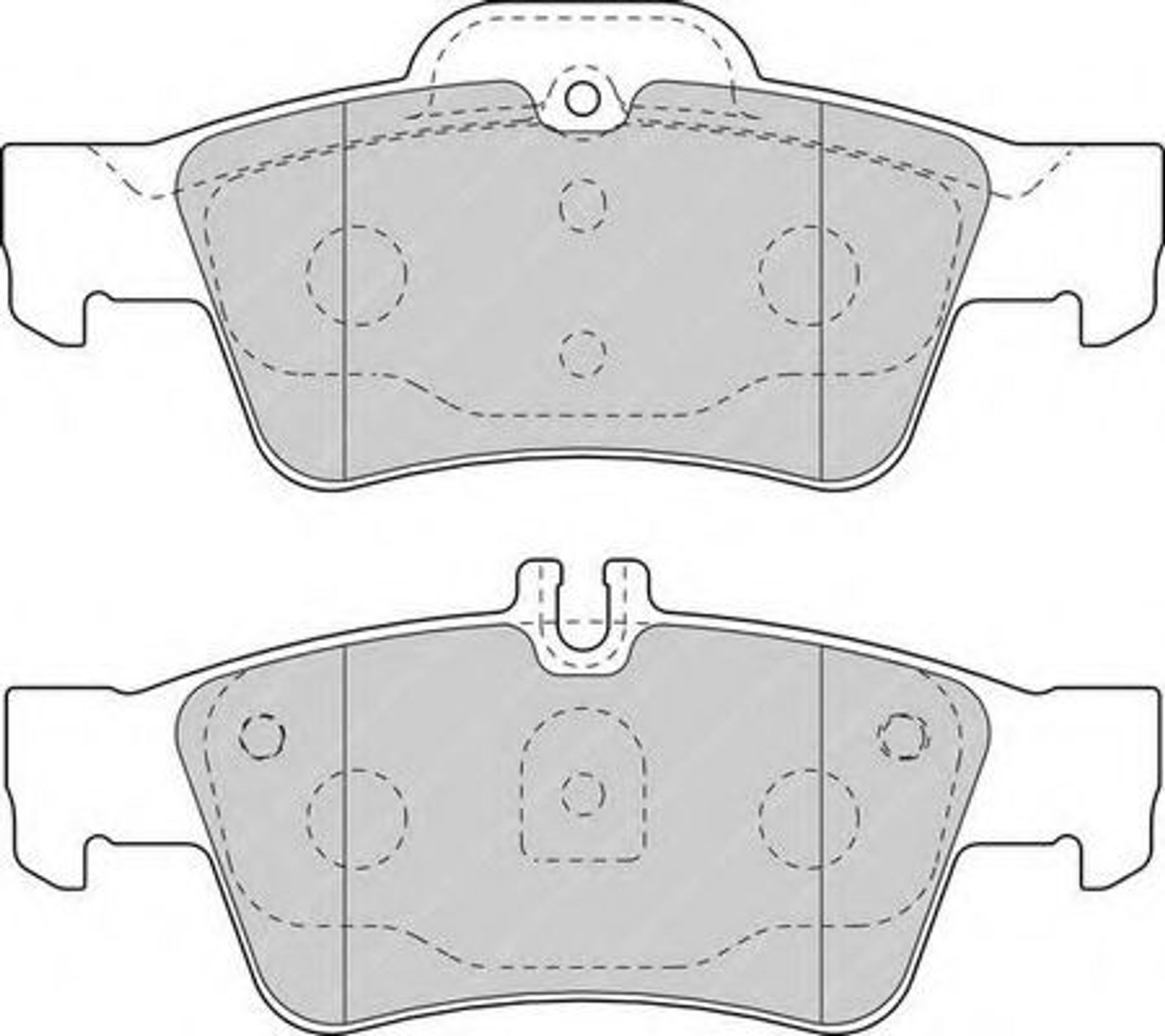 НОВАЯ(ЫЙ) тормозные колодки задний Mercedes-Benz, 1170 рублей, Краснодар