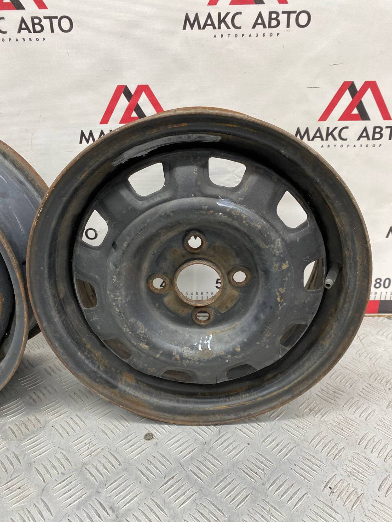 ПАРА ШТАМПОВОК 14 Nissan -35ET 4x100 Штампованый, 1500 рублей, Краснодар