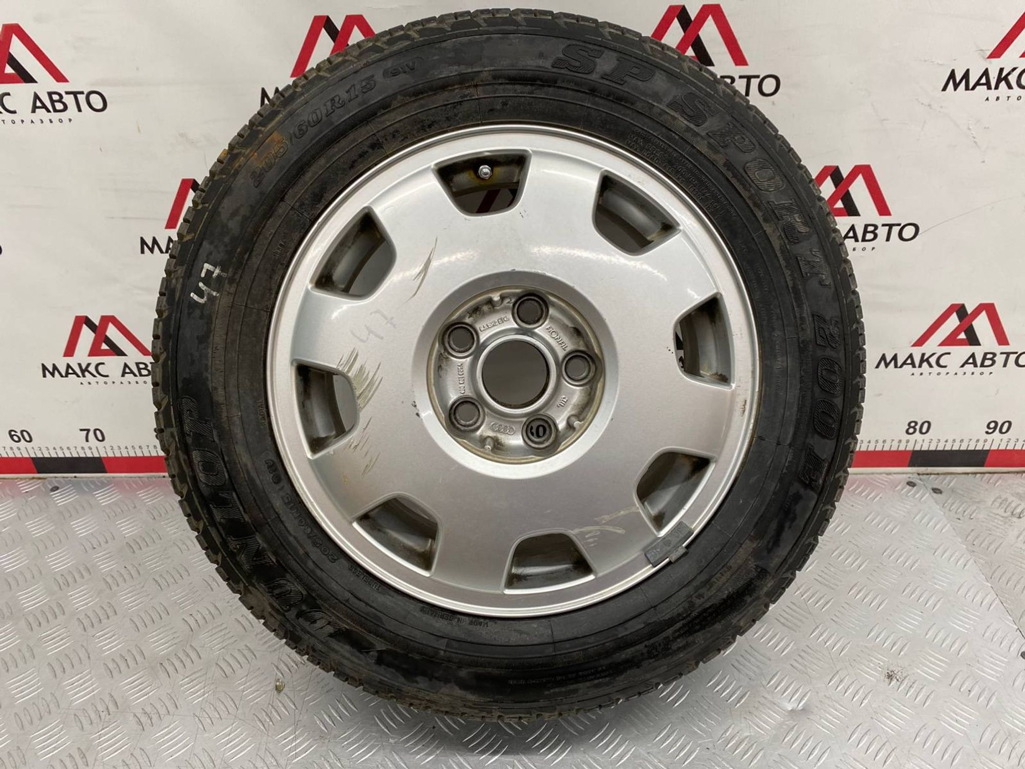 Колесо запасное 15 dunlop SP SPORT 200E 45ET 5x112 Литой Летняя, 3990 рублей, Краснодар