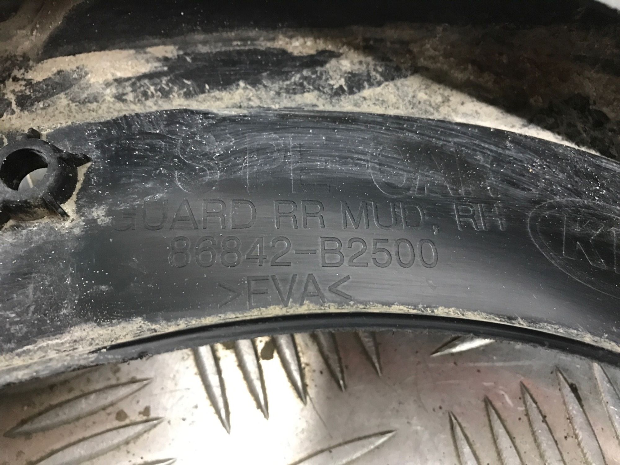 Б/У брызговик правый Kia Soul PS 2014, 499 рублей, Краснодар