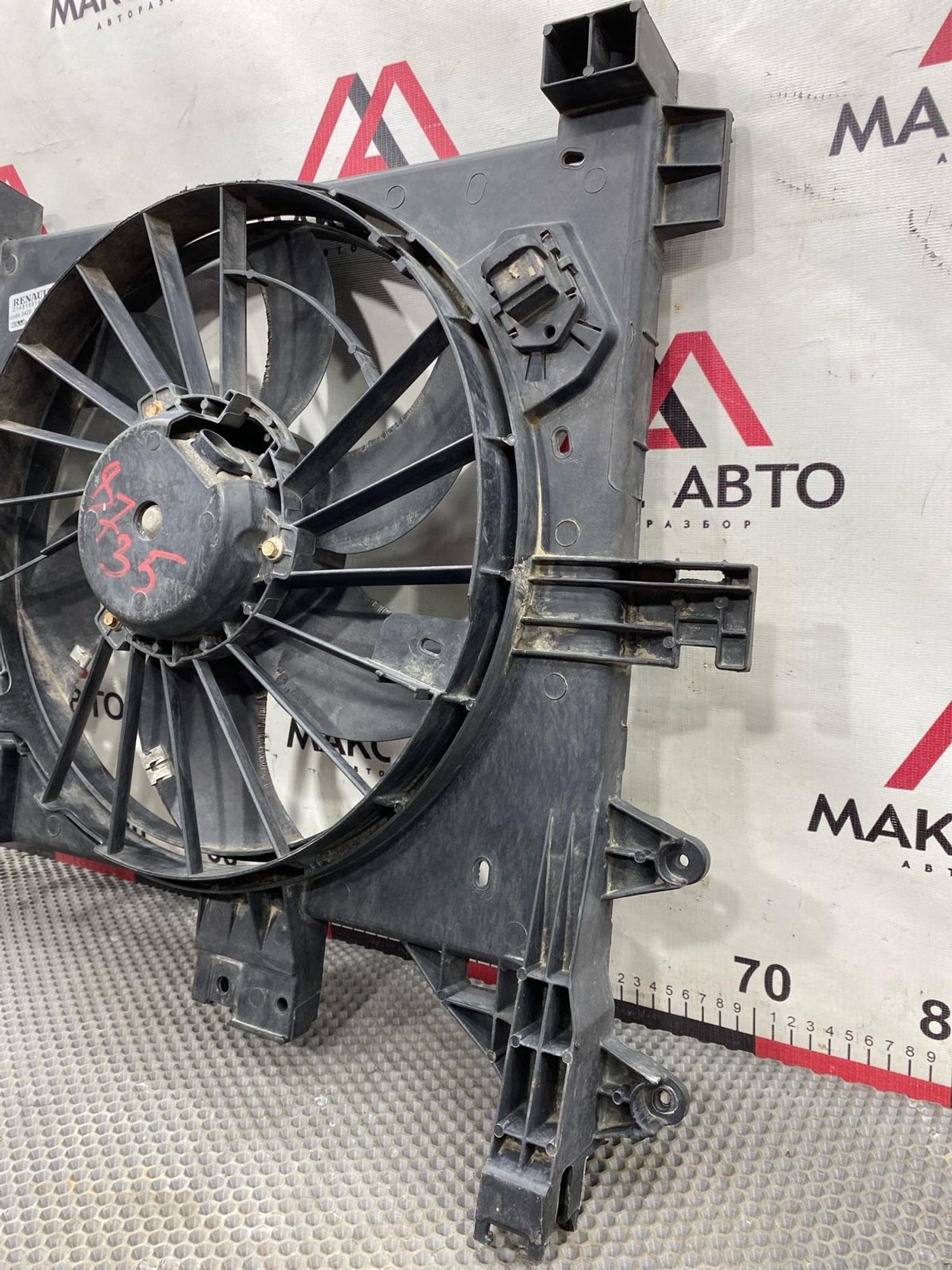 Б/У диффузор радиатора (вентилятор) Renault Duster 2012, 4990 рублей, Краснодар