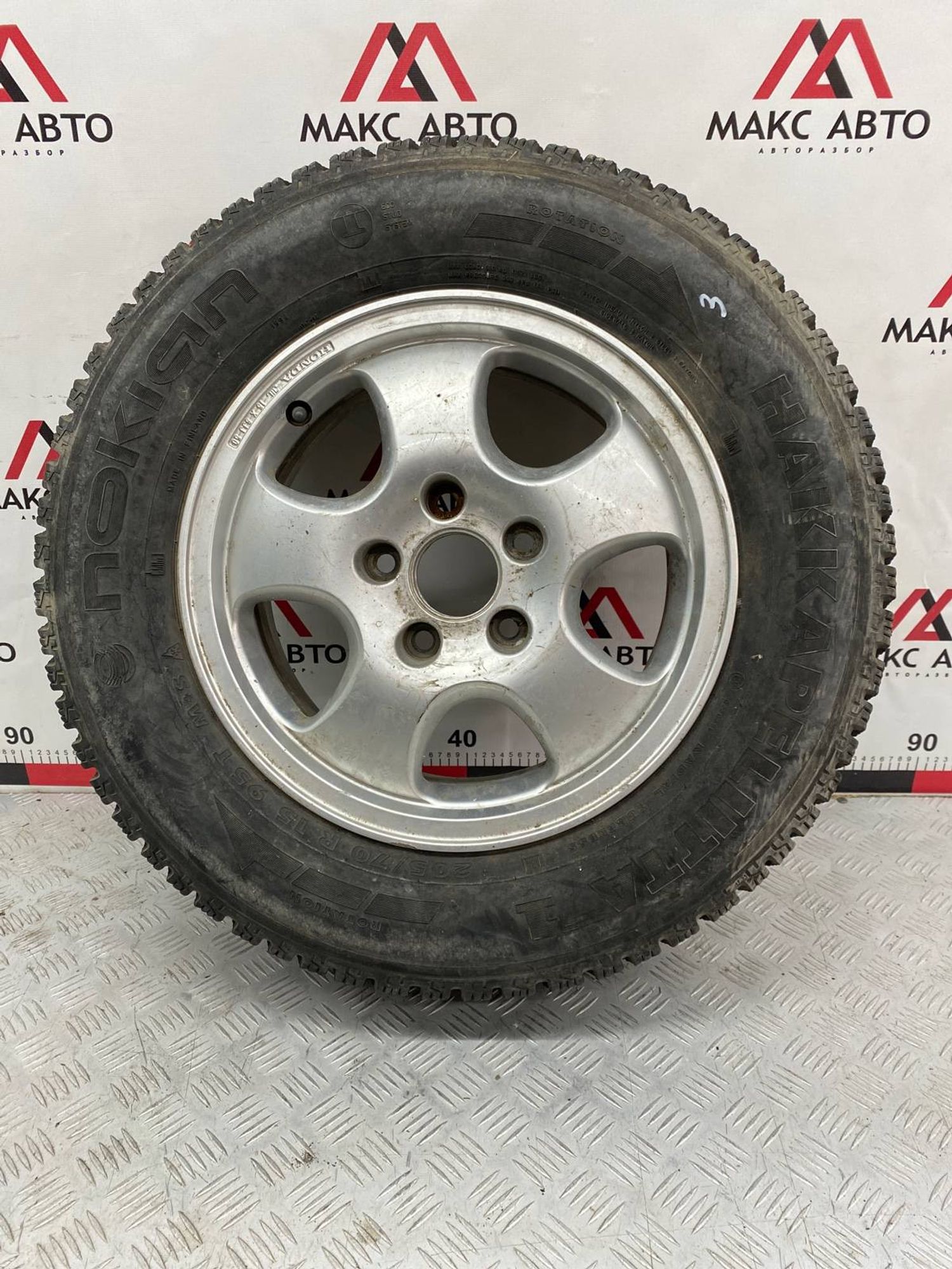 Колесо запасное 15 Nokian Hakkapellta 1 50ET 5x110 Литой Зимняя с шипами, 3990 рублей, Краснодар