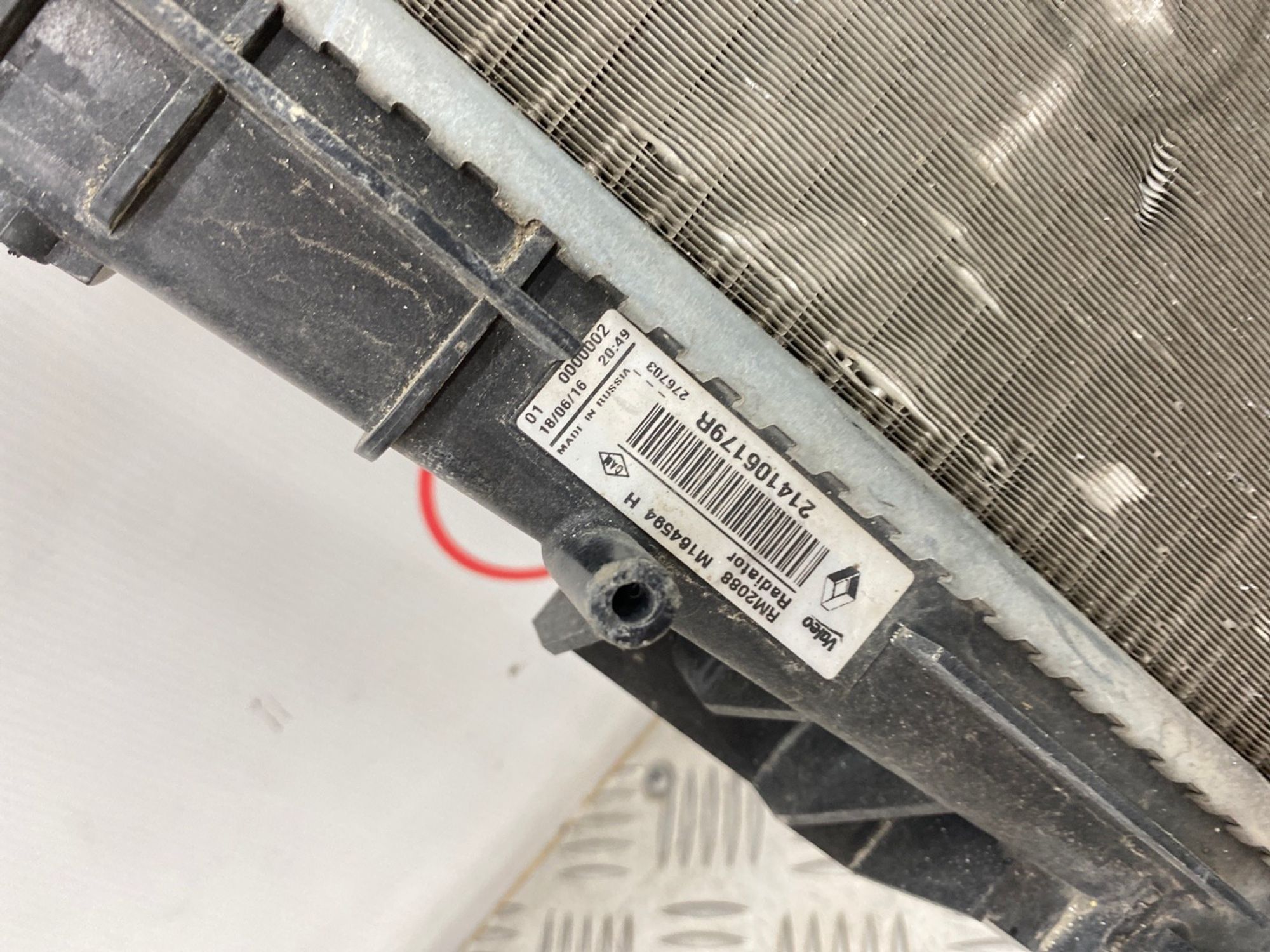 Б/У радиатор охлаждения ДВС Renault Logan L8 2014, 1490 рублей, Краснодар