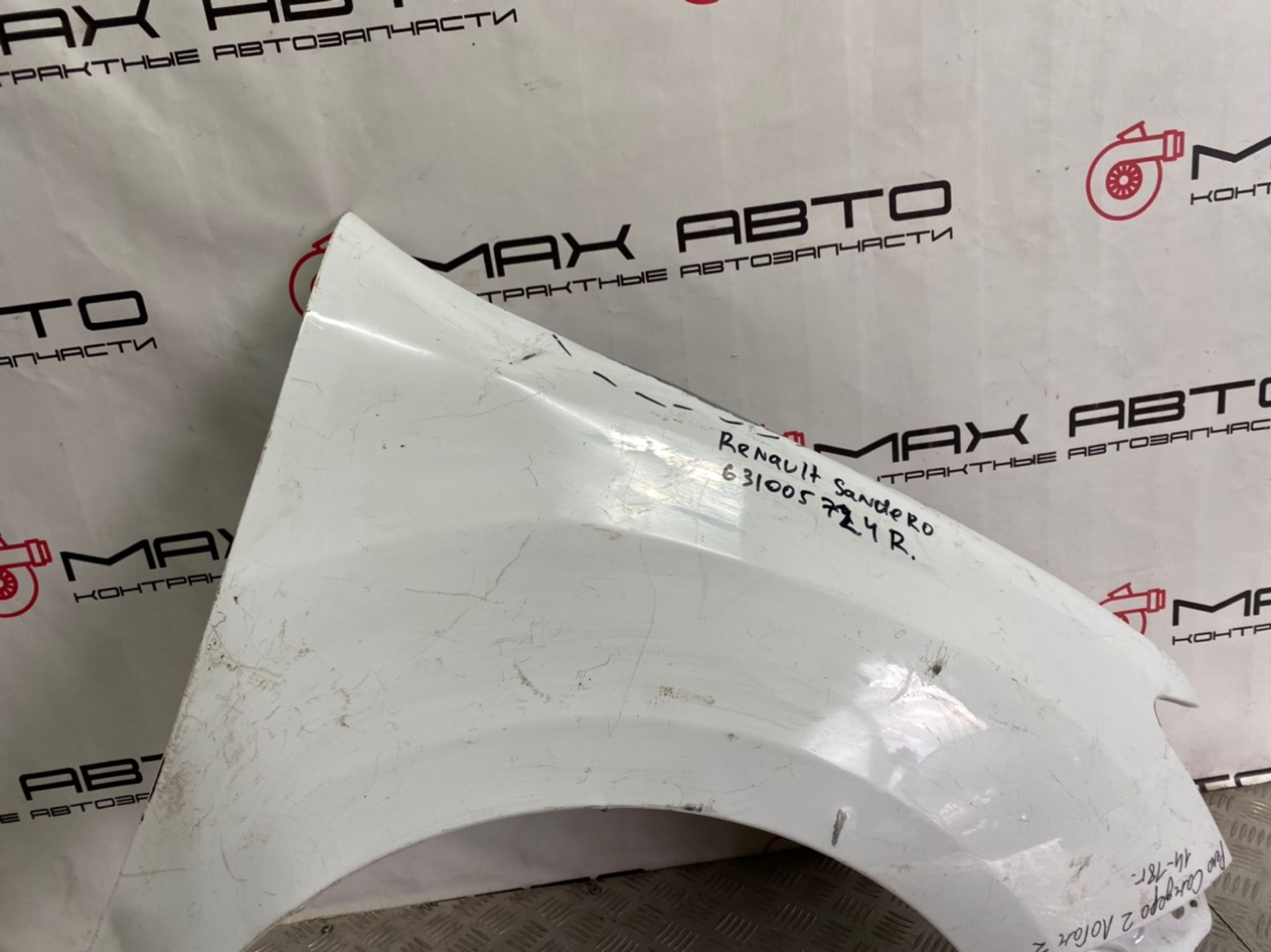 Б/У крыло переднее правое Renault Sandero 5S K4M697 2013, 2990 рублей, Краснодар