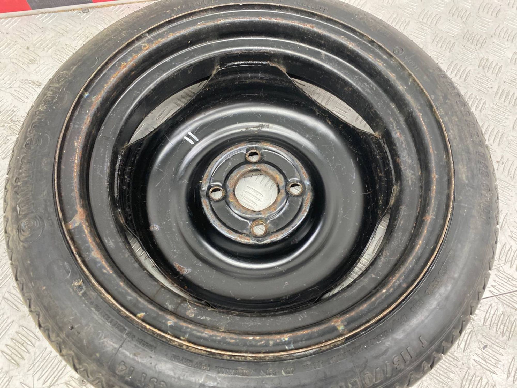 Запасное колесо 15 Continetal inflateto 56ET 4x112 Штампованый Летняя, 1990 рублей, Краснодар