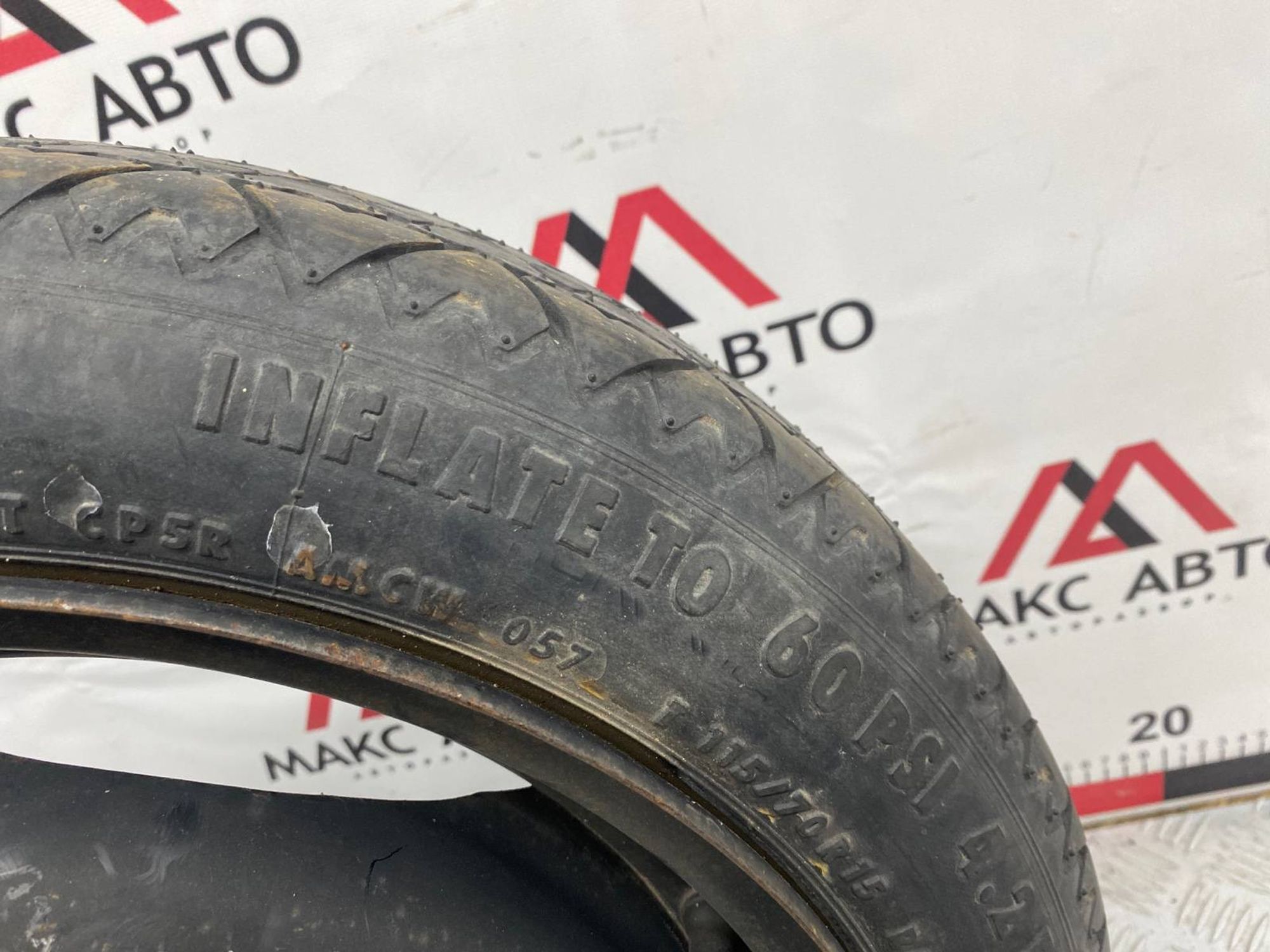 Запасное колесо 15 Continetal inflateto 56ET 4x112 Штампованый Летняя, 1990 рублей, Краснодар