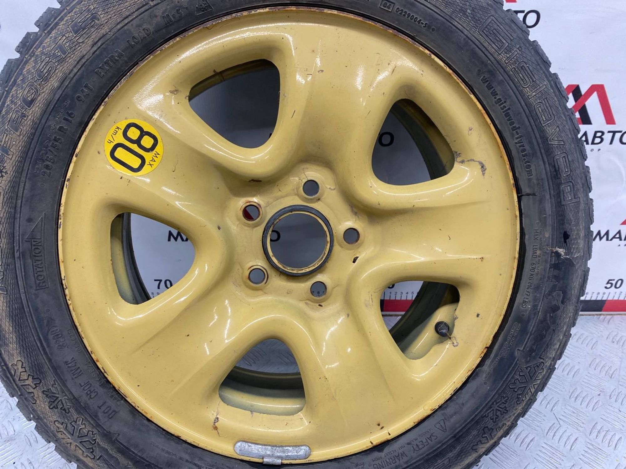 Запасное колесо 16 cislaved nord frost 5 45ET 5x112 Литой Зимняя с шипами, 4990 рублей, Краснодар