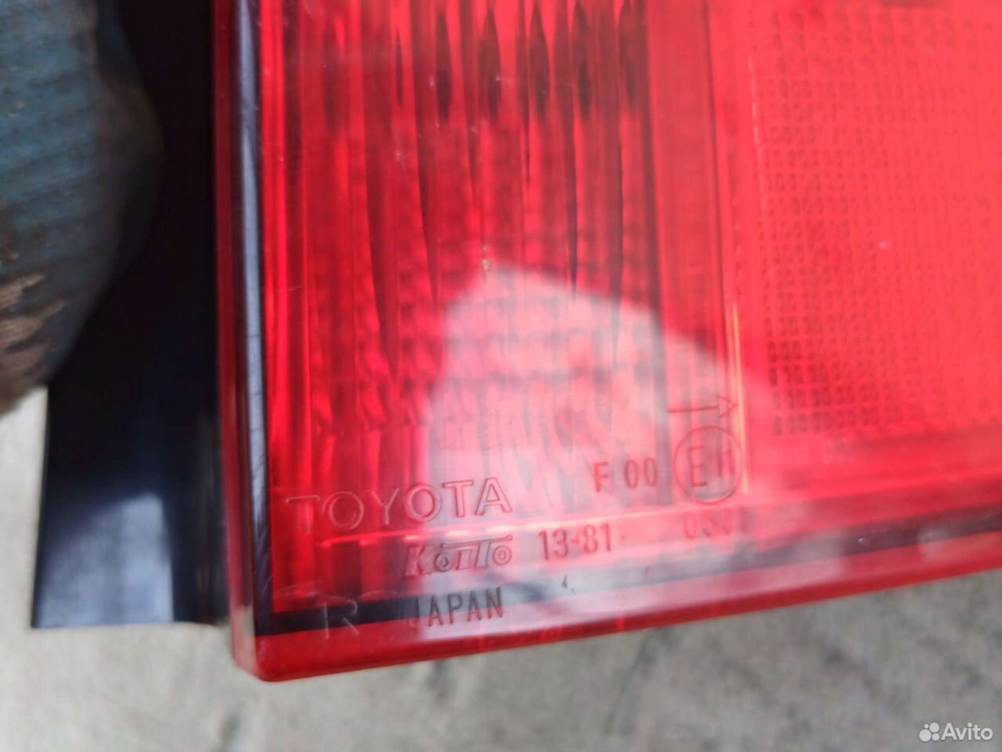 Стоп Toyota Corolla 120 правый хэтчбек европа, 500 рублей, Ленина