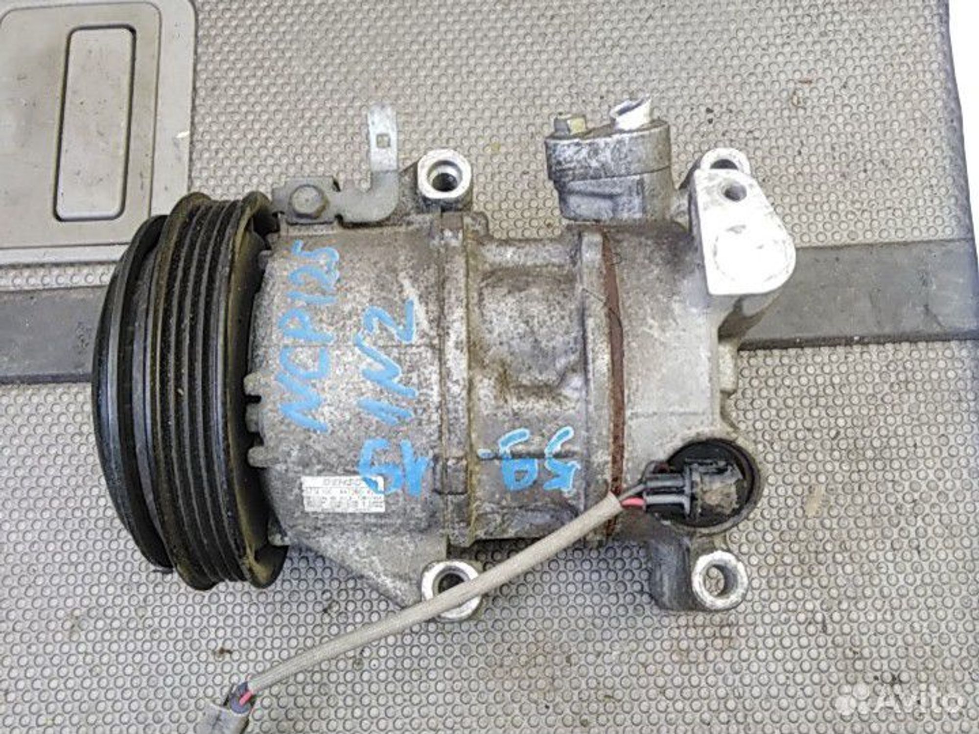 Компрессор кондиционера Toyota Ractis ncp125 1NZ FE, 9000 рублей, Ленина