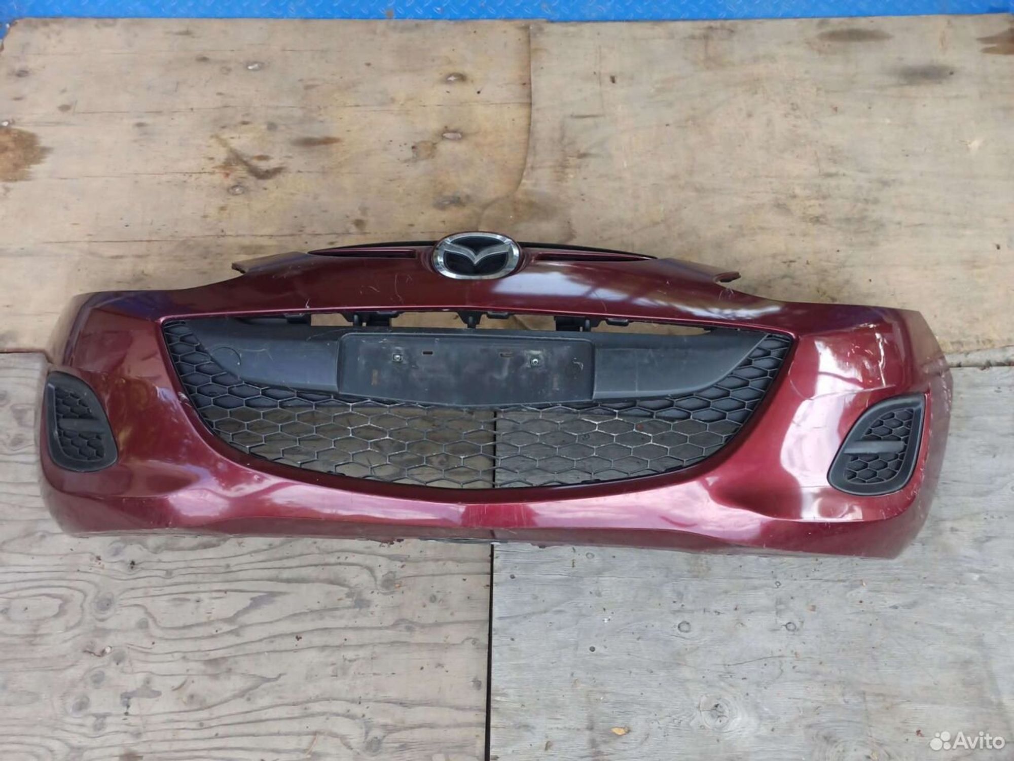 Бампер передний Mazda Demio de3fs рестайлинг, 12000 рублей, Ленина