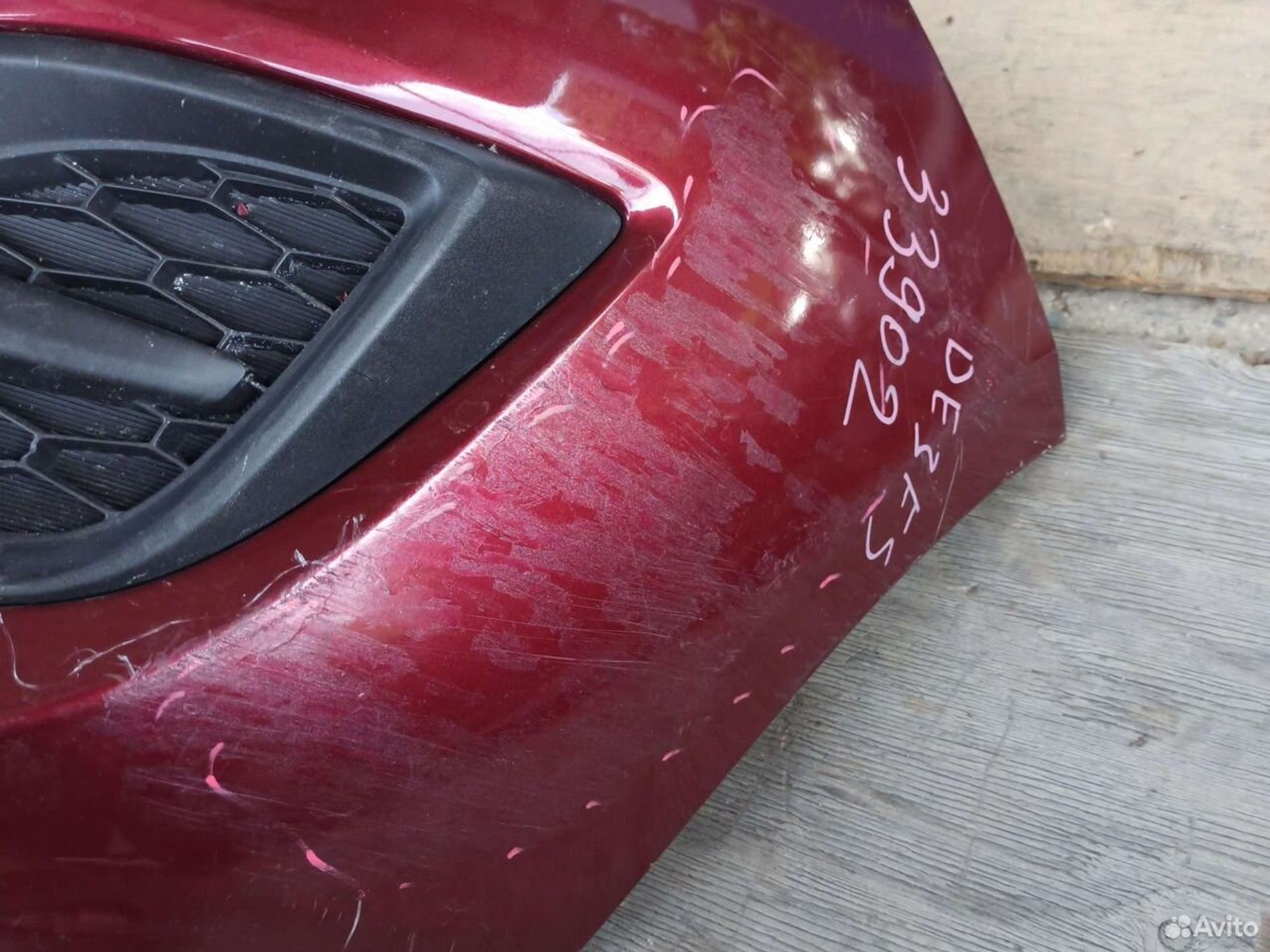 Бампер передний Mazda Demio de3fs рестайлинг, 12000 рублей, Ленина