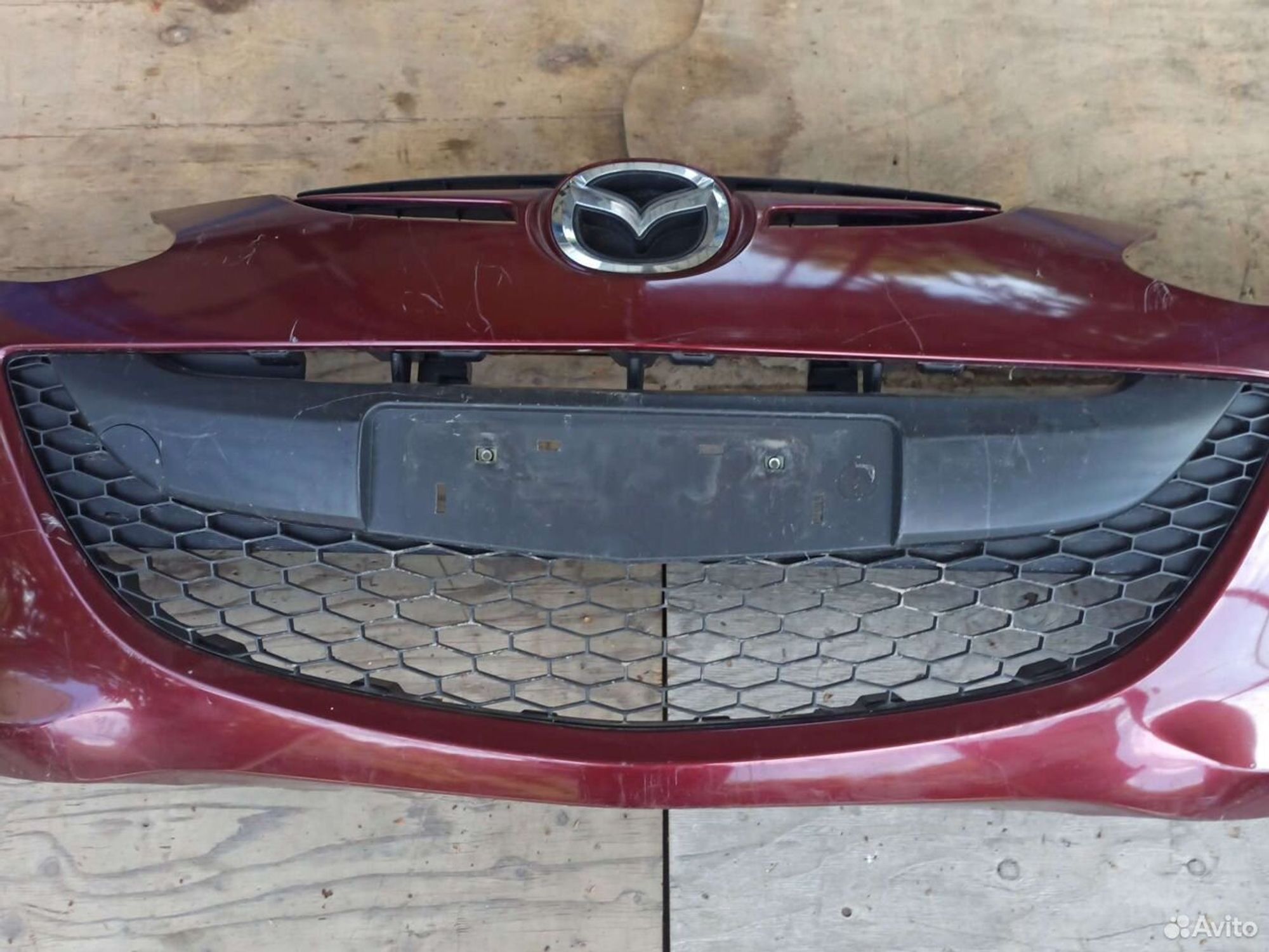 Бампер передний Mazda Demio de3fs рестайлинг, 12000 рублей, Ленина