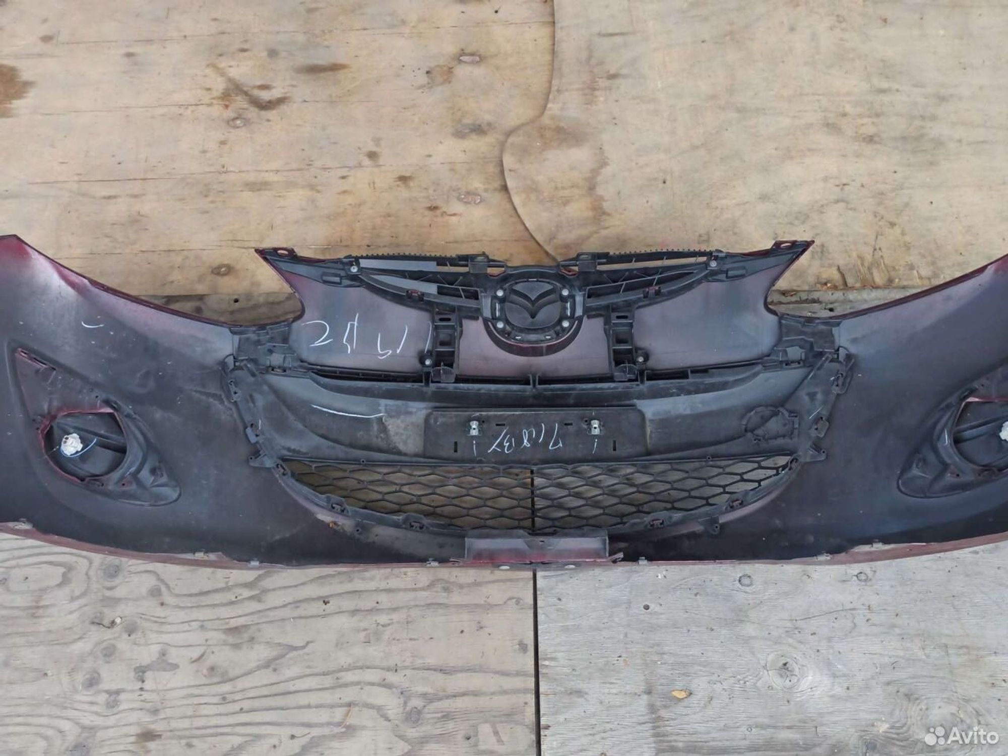 Бампер передний Mazda Demio de3fs рестайлинг, 12000 рублей, Ленина