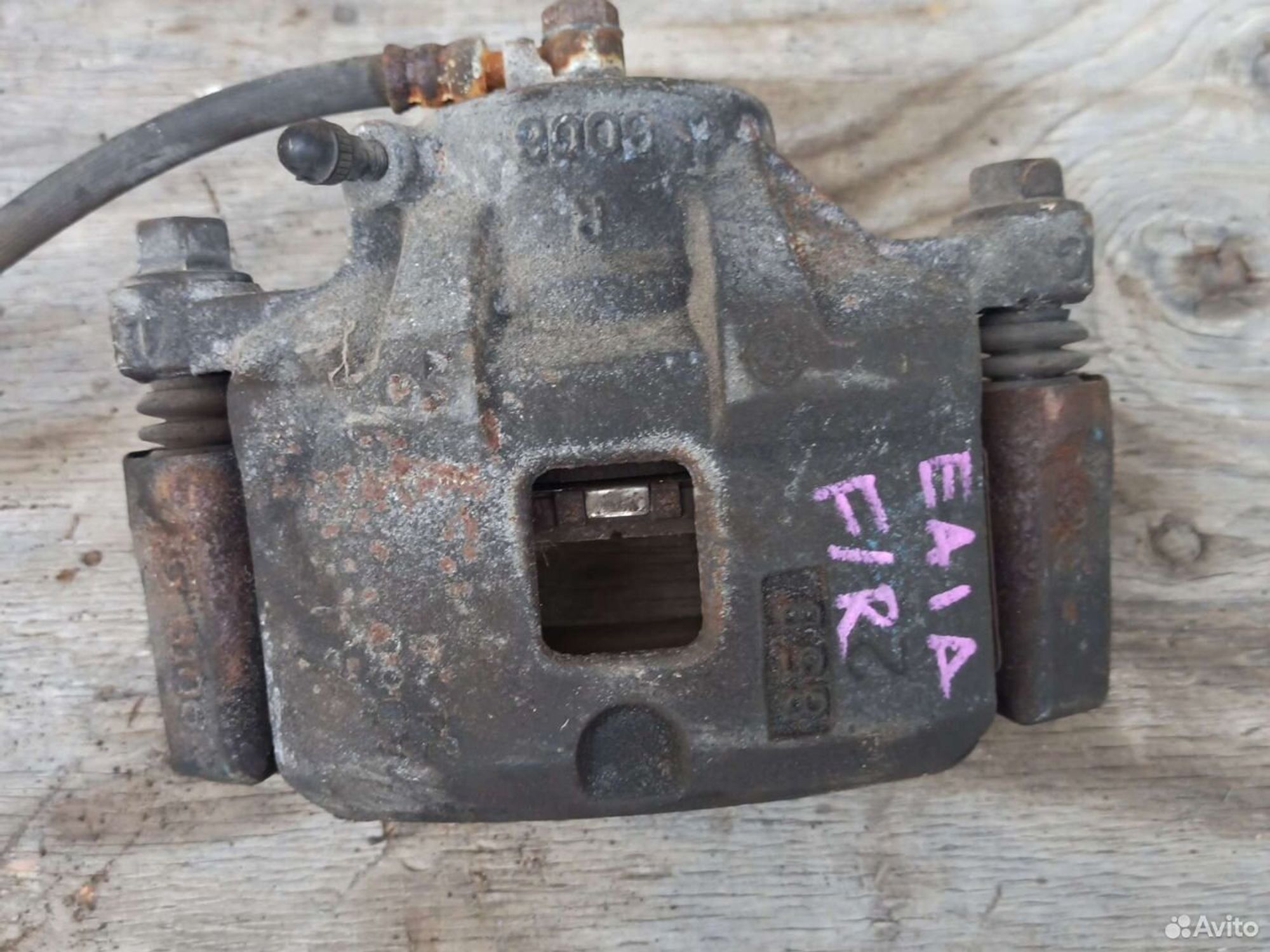 суппорт Mitsubishi Galant EA1A правый передний, 1500 рублей, Ленина