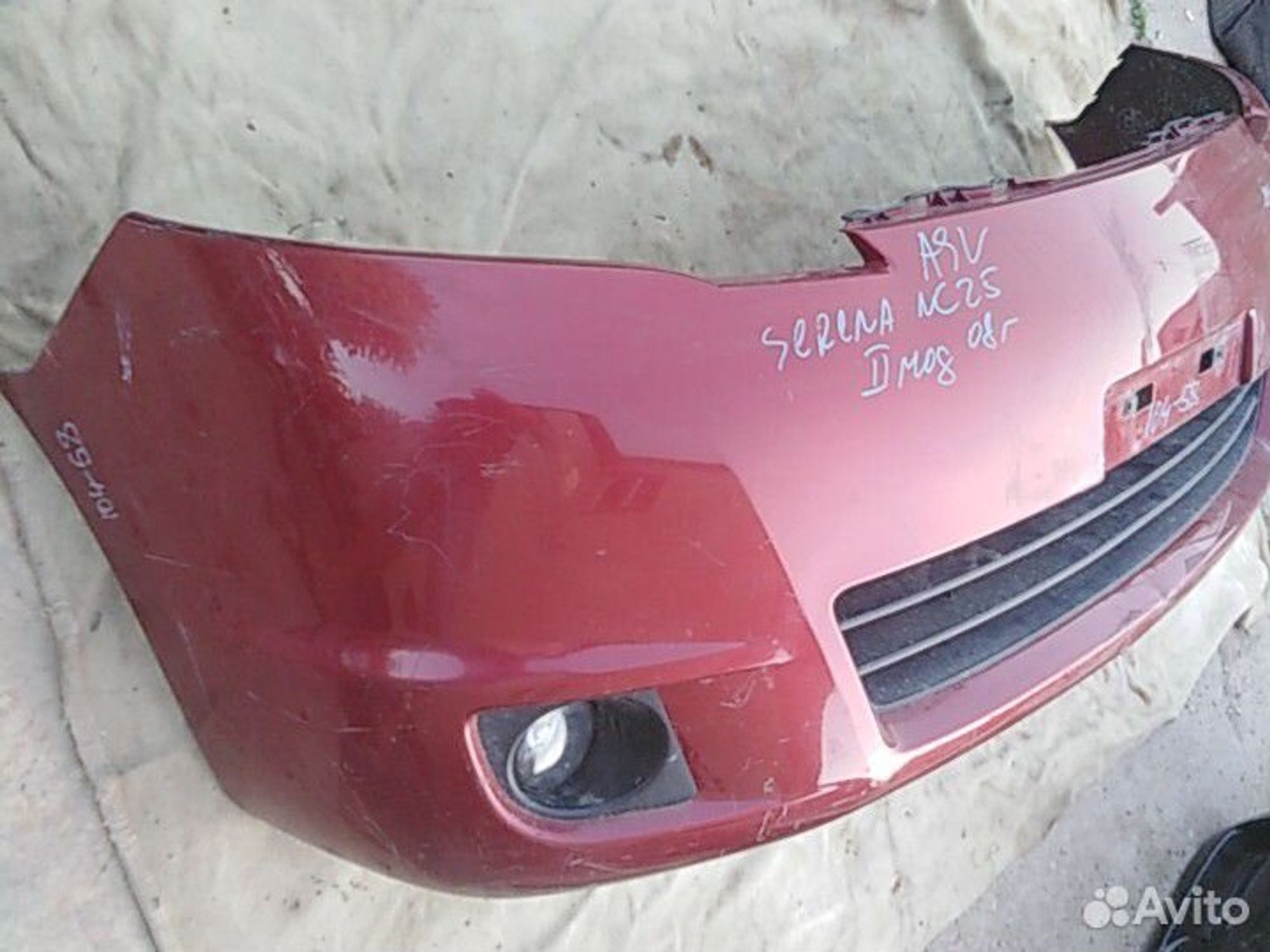 Бампер передний Nissan Serena c25 рестайлинг, 8000 рублей, Ленина