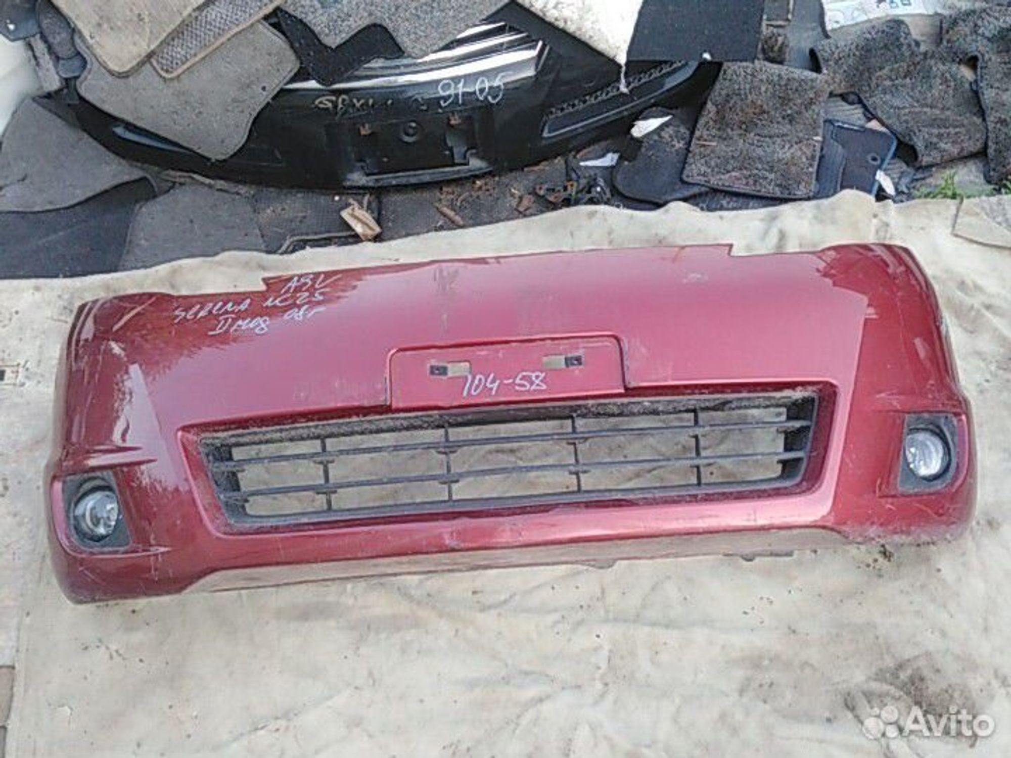 Бампер передний Nissan Serena c25 рестайлинг, 8000 рублей, Ленина