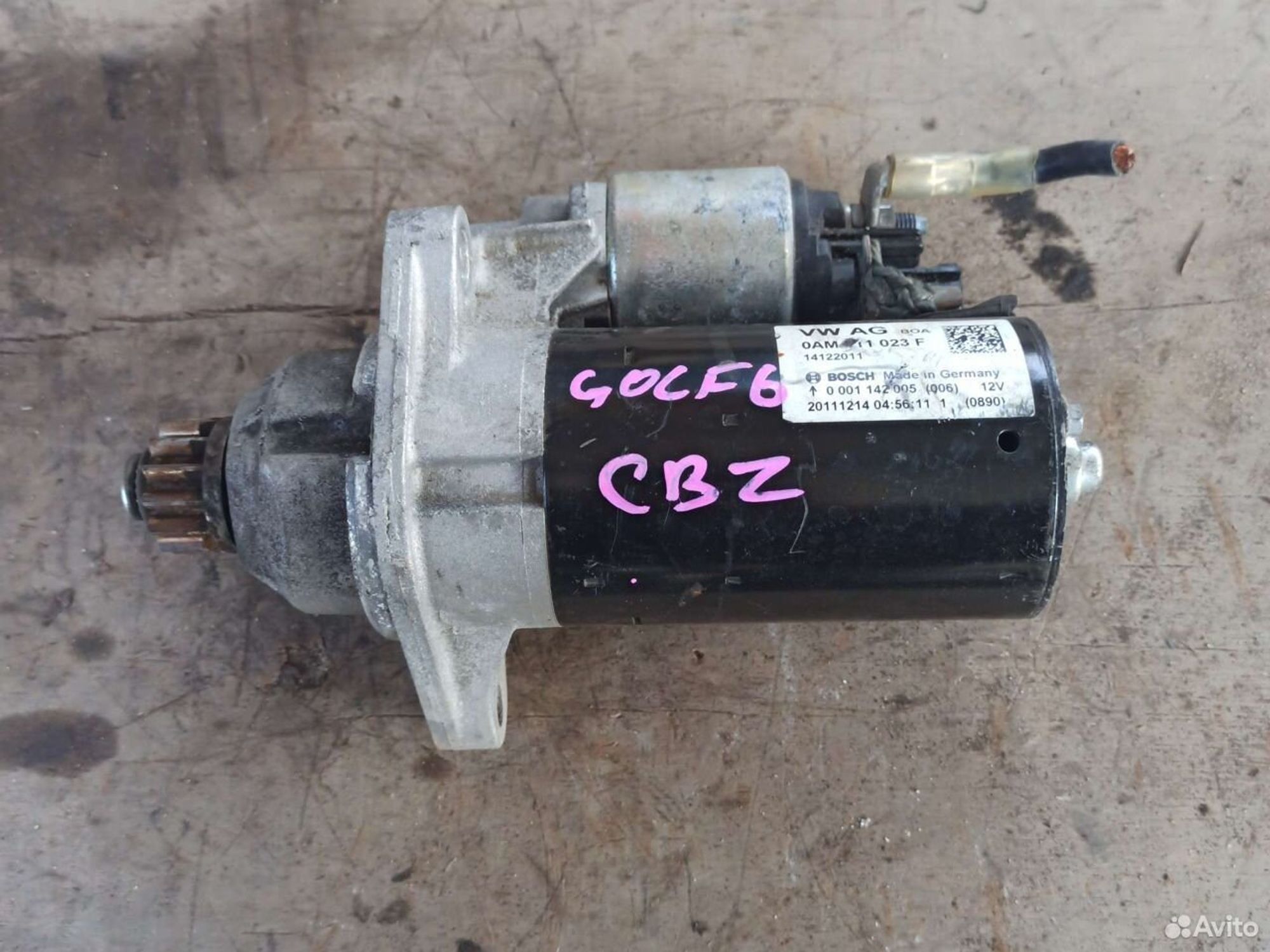 Стартер Volkswagen Golf 6 CBZ, 3500 рублей, Ленина
