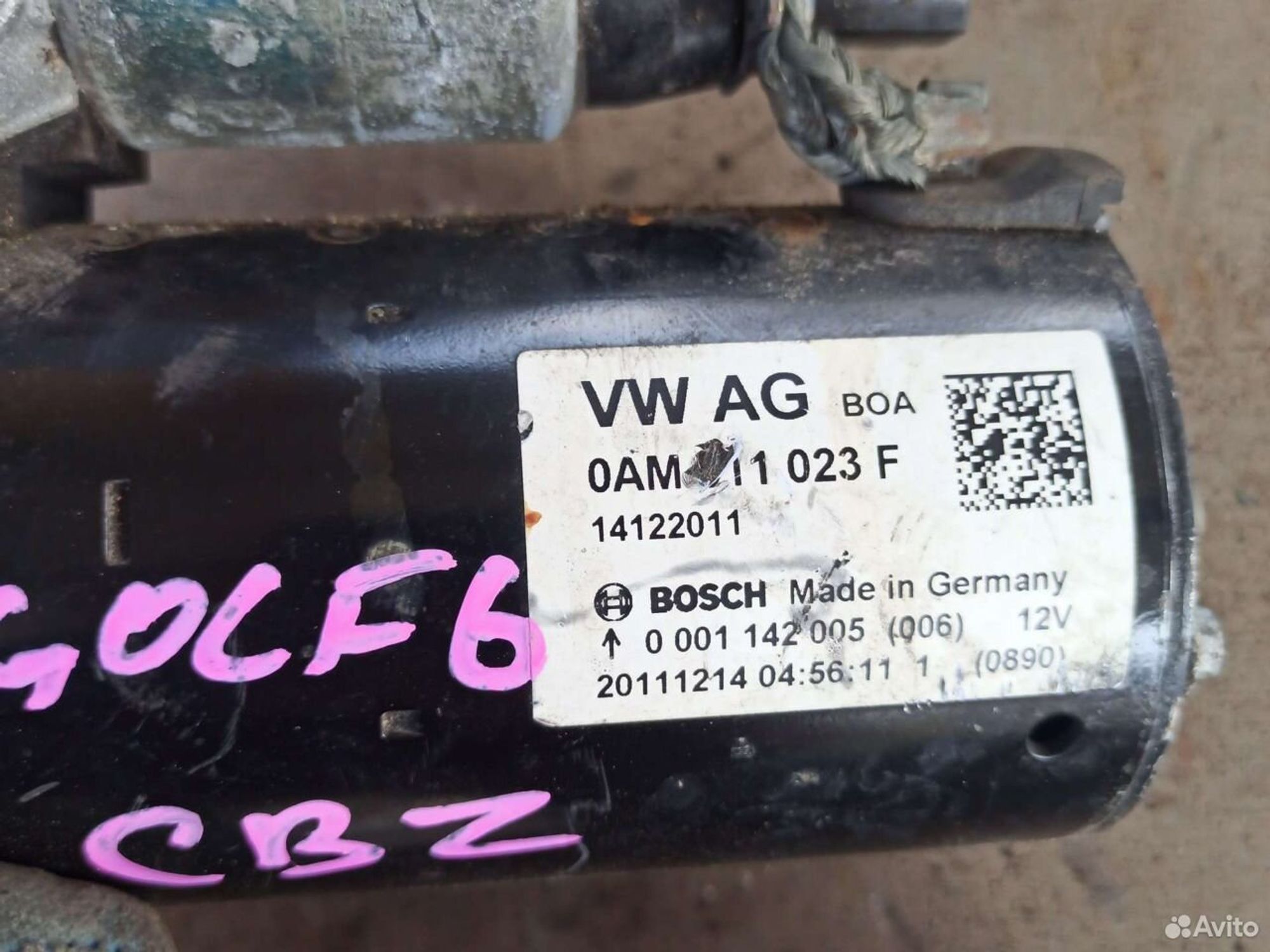 Стартер Volkswagen Golf 6 CBZ, 3500 рублей, Ленина