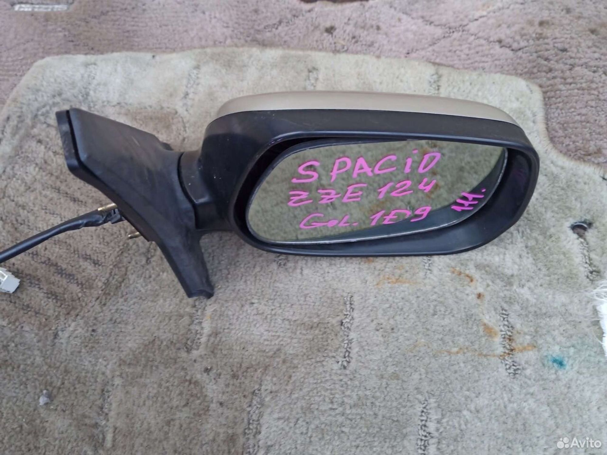 Зеркало Toyota Spacio nze121 правое, 1600 рублей, Ленина