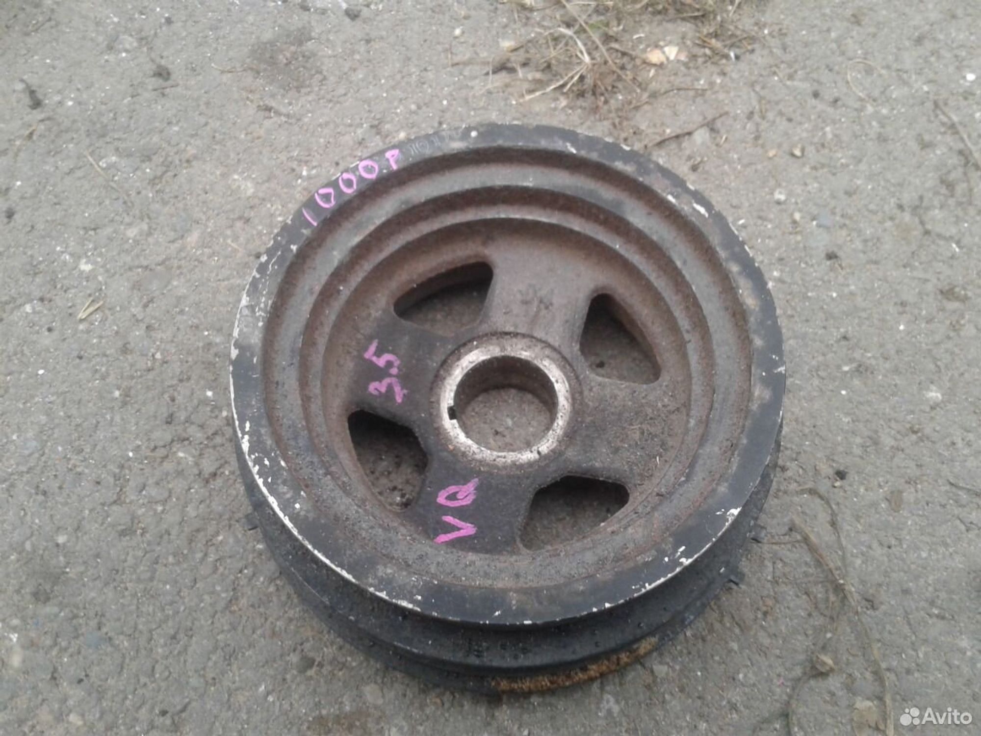Шкив коленвала Nissan Elgrand vq35, 1000 рублей, Ленина