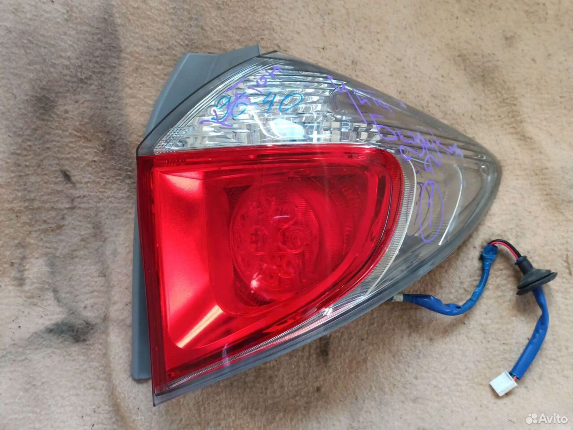 Стоп, фонарь правый Toyota Ractis nsp120, 2500 рублей, Ленина